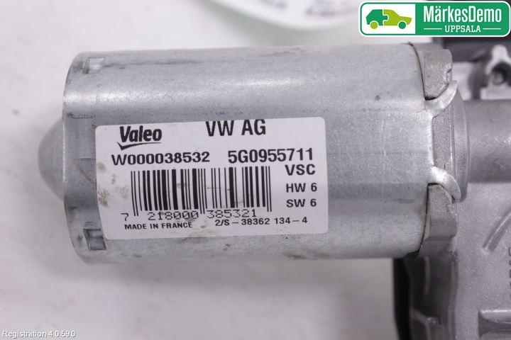 Volkswagen VW GOLF / E-GOLF VII 13-20 Viskermotor Bakluke