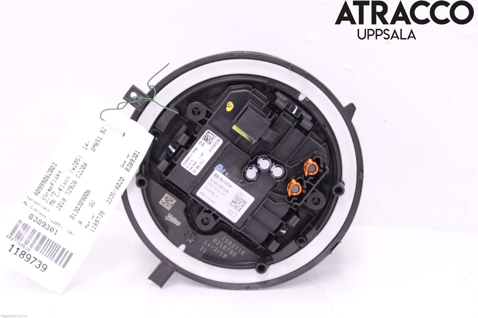 Mercedes-Benz MB C-KLASS (W205) 14-21 Varmeapparat Viftemotor