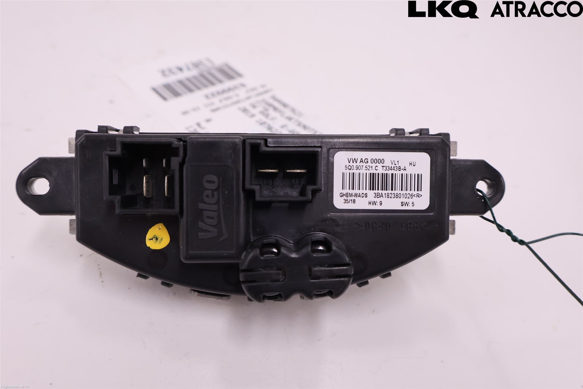 Volkswagen VW GOLF / E-GOLF VII 13-20 Varmeapparat Viftemotstand
