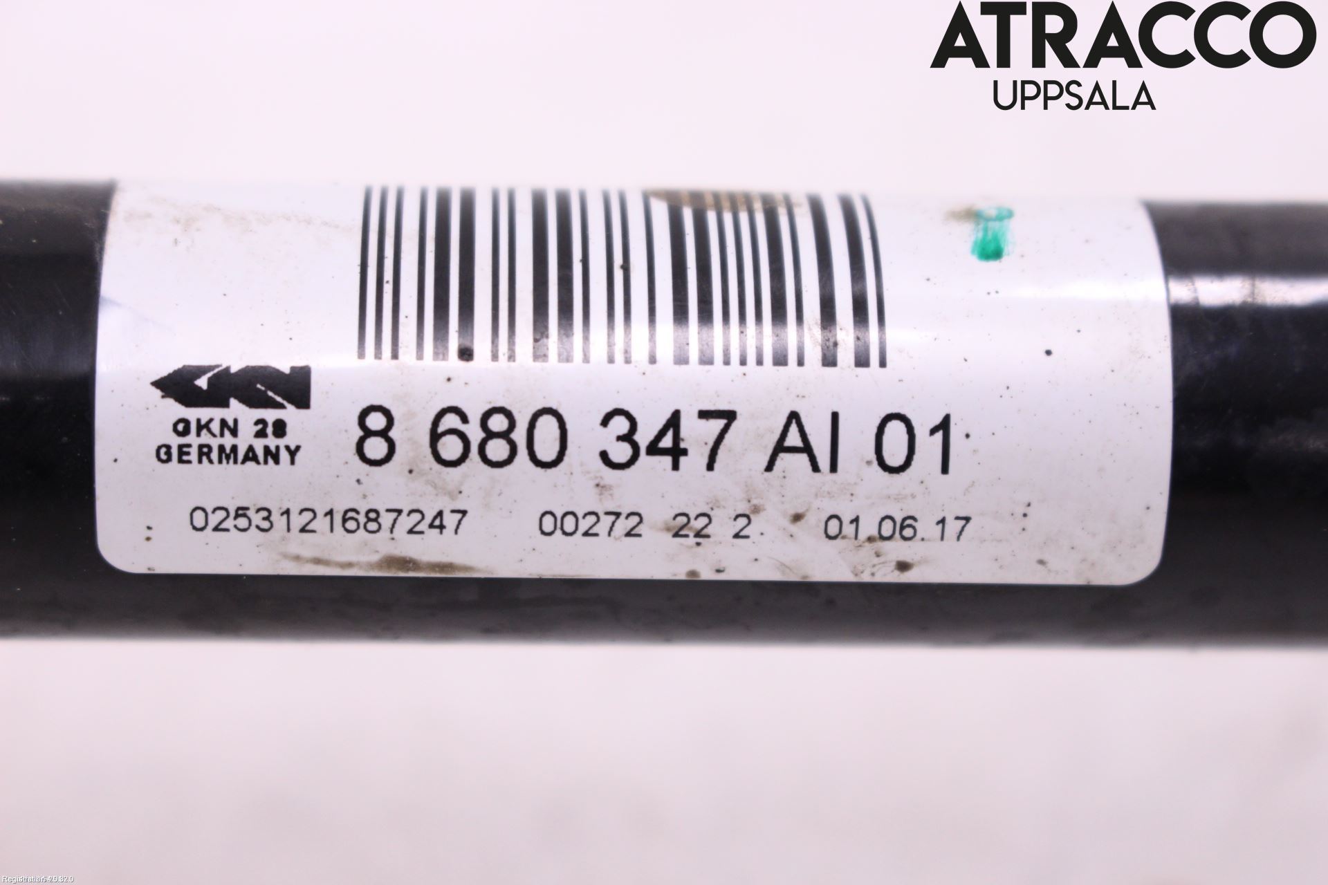 BMW 3 F30/F31/F80 12-19 Drivaksel Bak Kompl Venstre