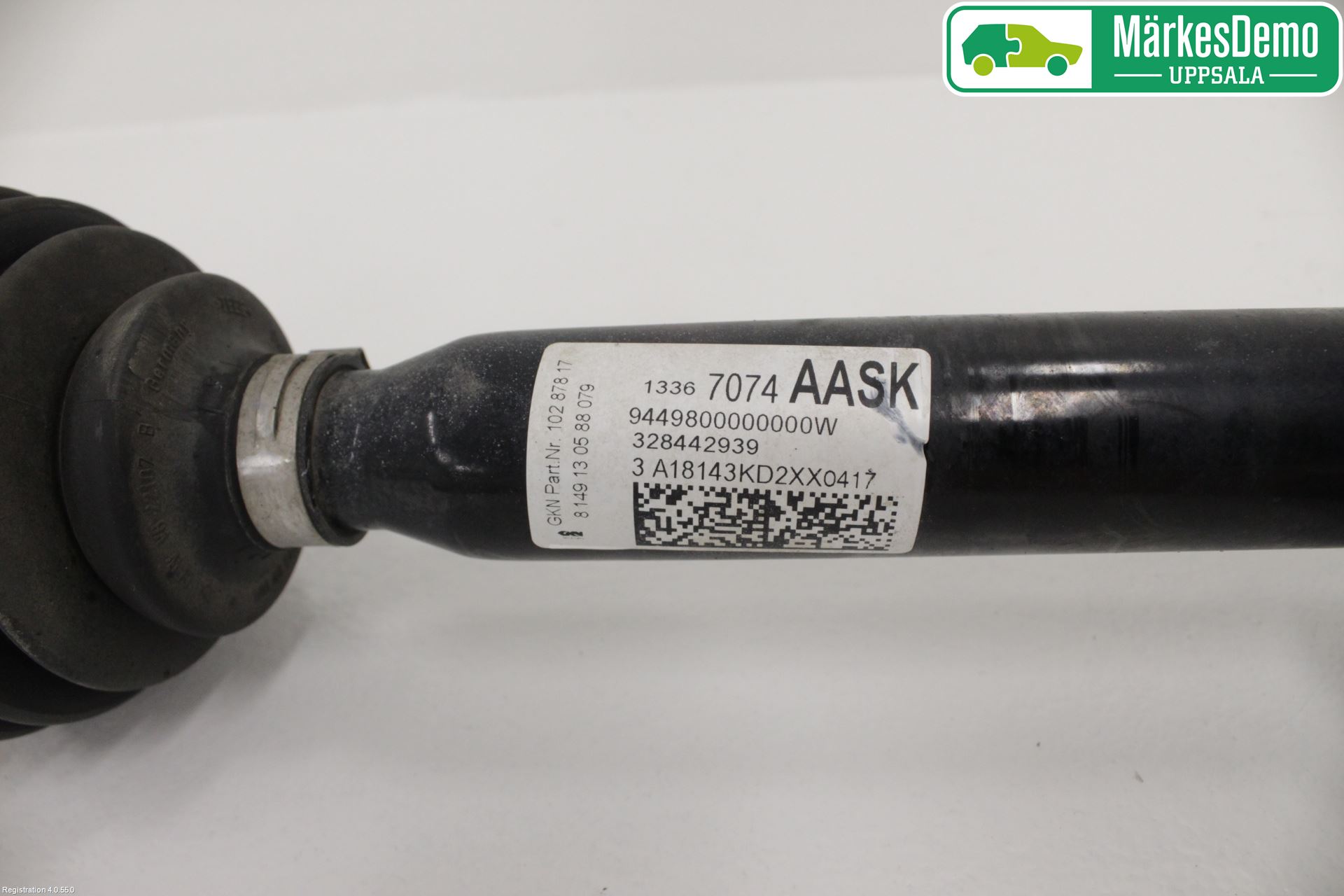 Opel ASTRA K 16-22 Drivaksel Foran Kompl Høyre