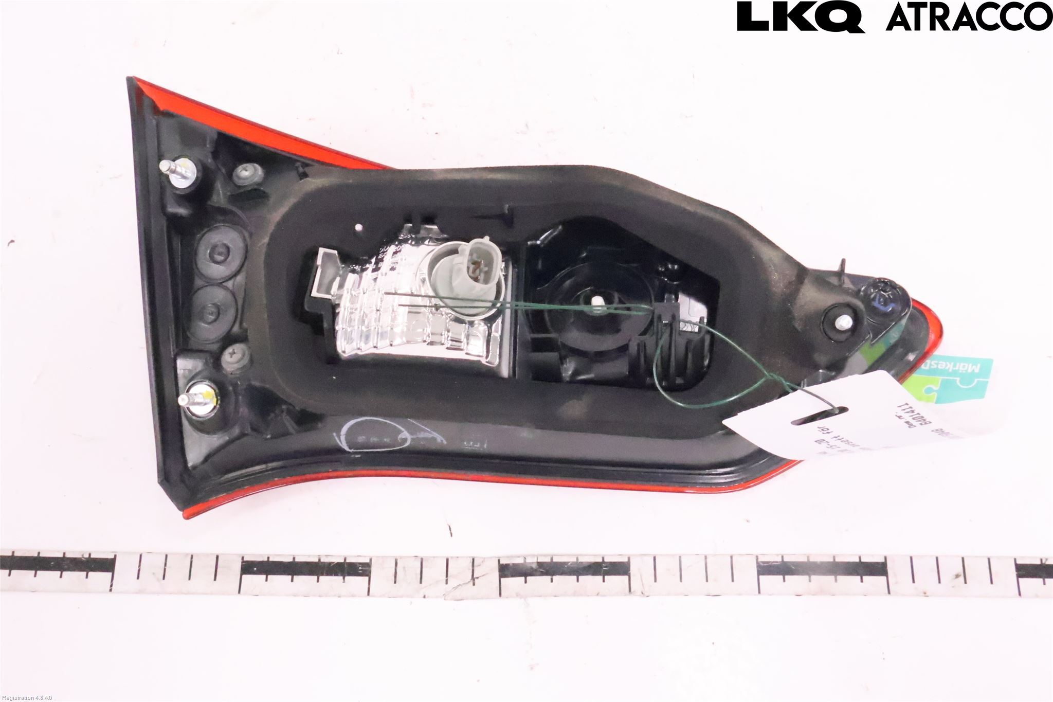 Toyota YARIS XP130 15-20 Baklykt Høyre  På Luke(Indre)