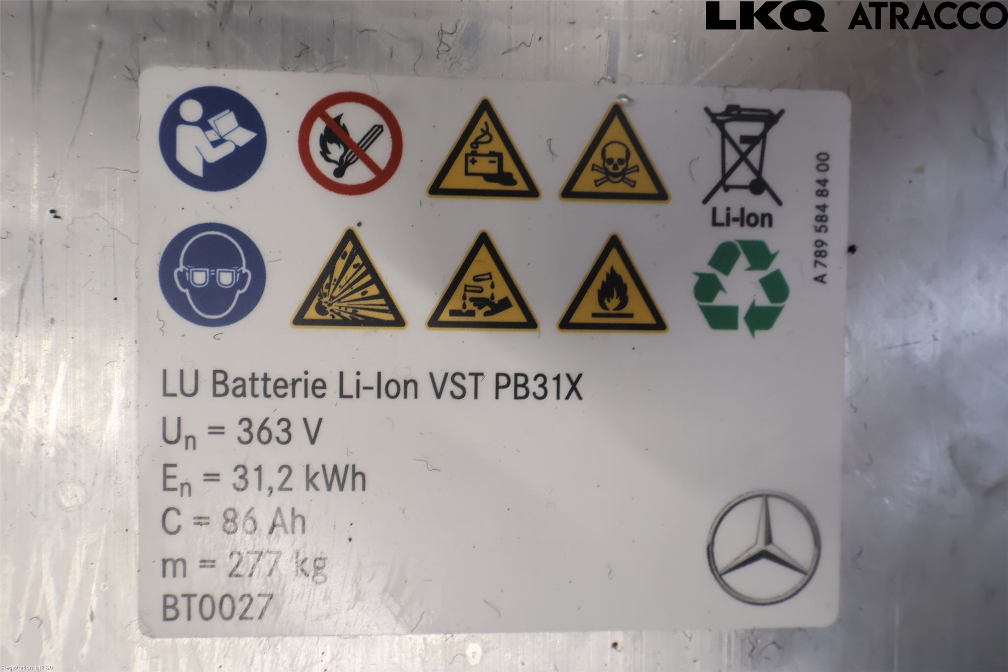 Mercedes-Benz MB GLE-KLASS (W167/V167/C167) 19- Hybrid Batteri