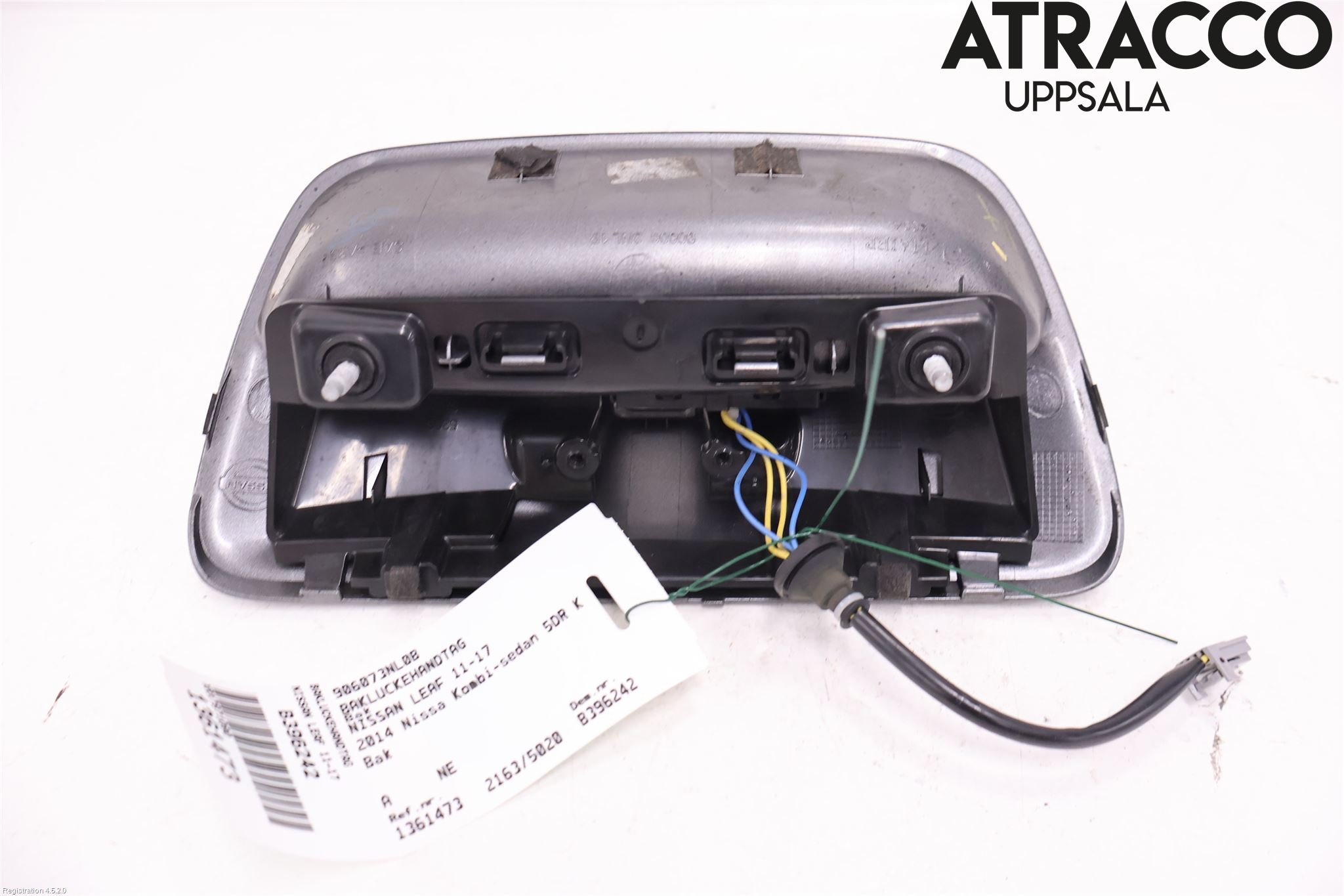 Nissan LEAF 11-17 Bakluke Handtak Ytre