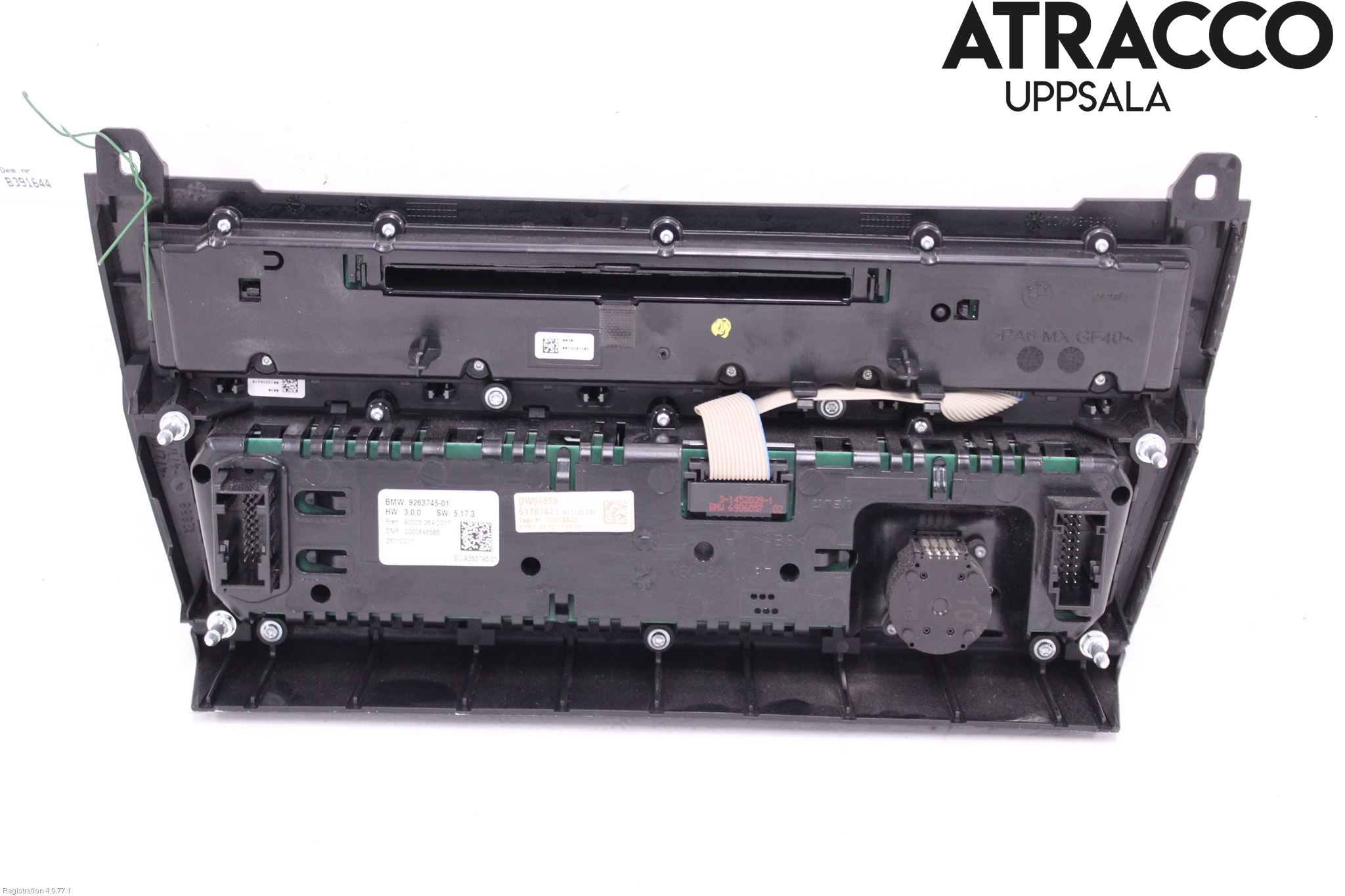 BMW 5 F10/F11/F18 09-17 Varme Ac Betjening-Display