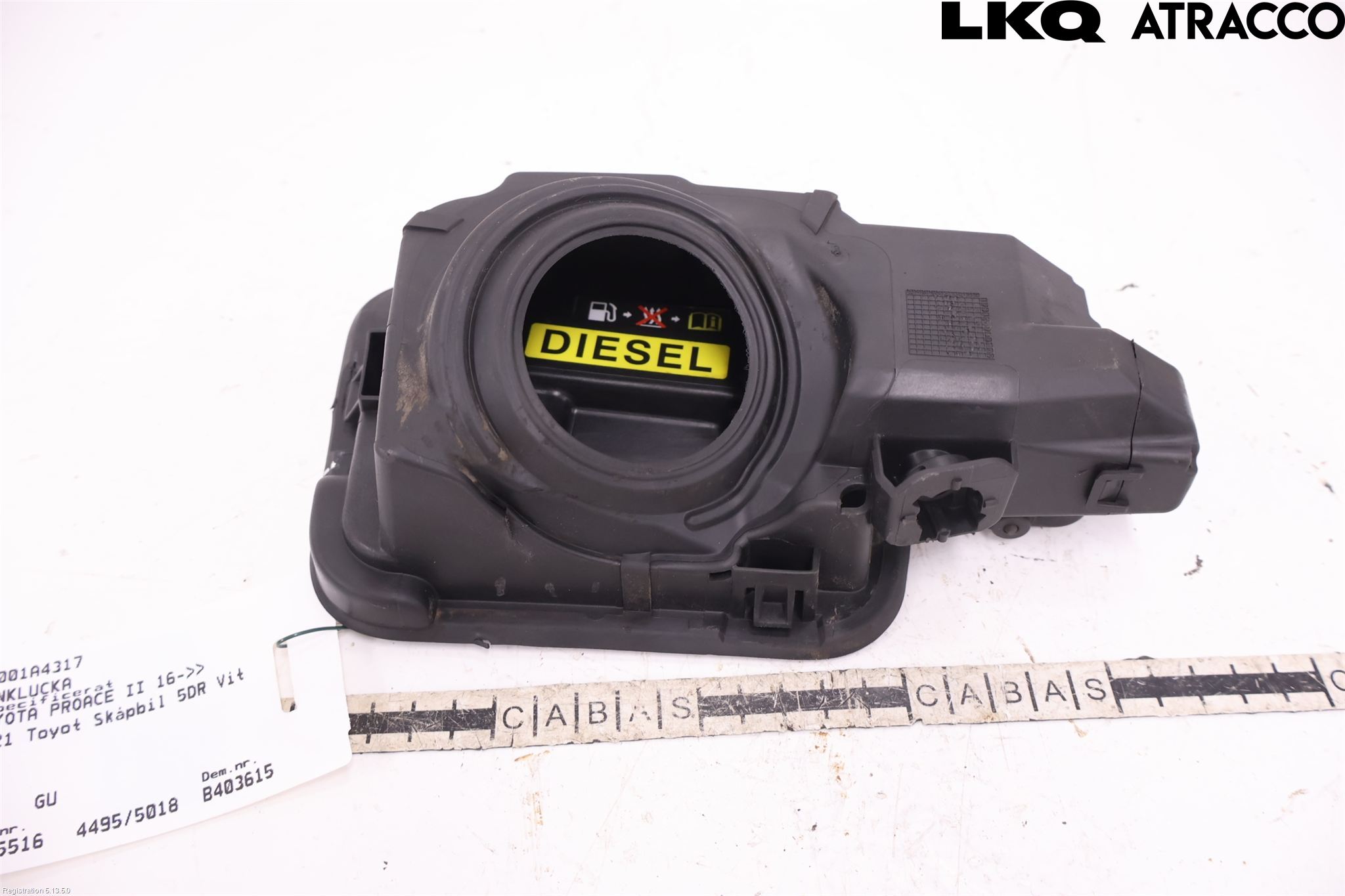 Toyota PROACE II 16- Drivstoff Tankluke