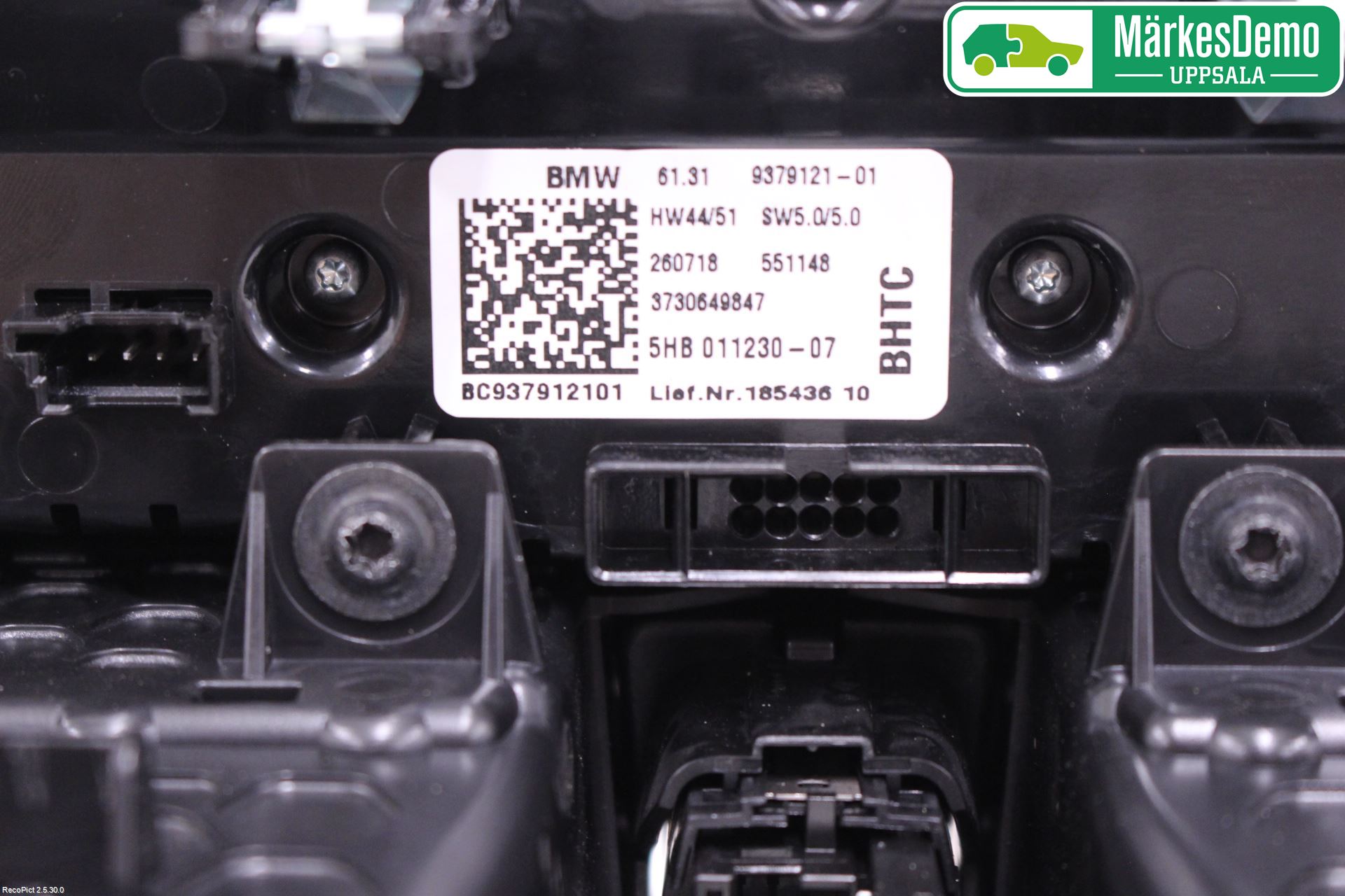 BMW i3 I01 13-22 Varme Ac Betjening-Display