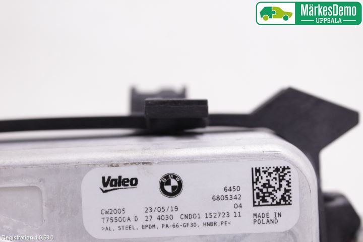 BMW 3 G20/G21/G80/G81 19- Varme Ac Kondenser-Kjøler