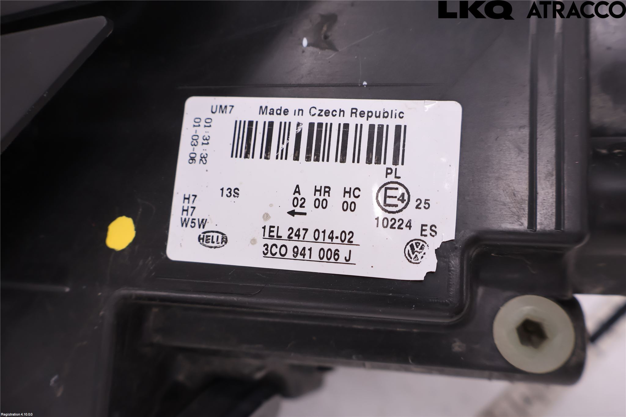 Volkswagen VW PASSAT 05-11 Frontlykt Høyre