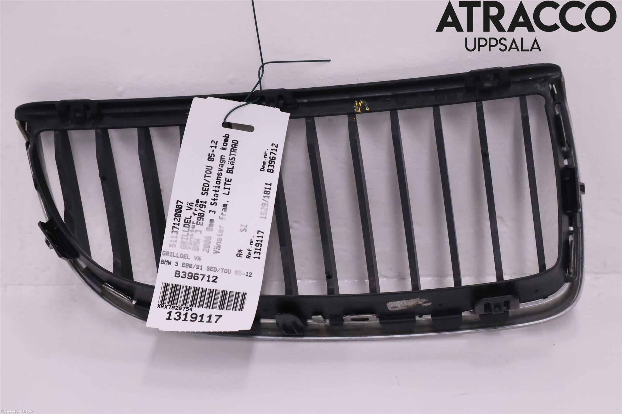 BMW 3 E90/91 SED/TOU 05-12 Grilldel Venstre