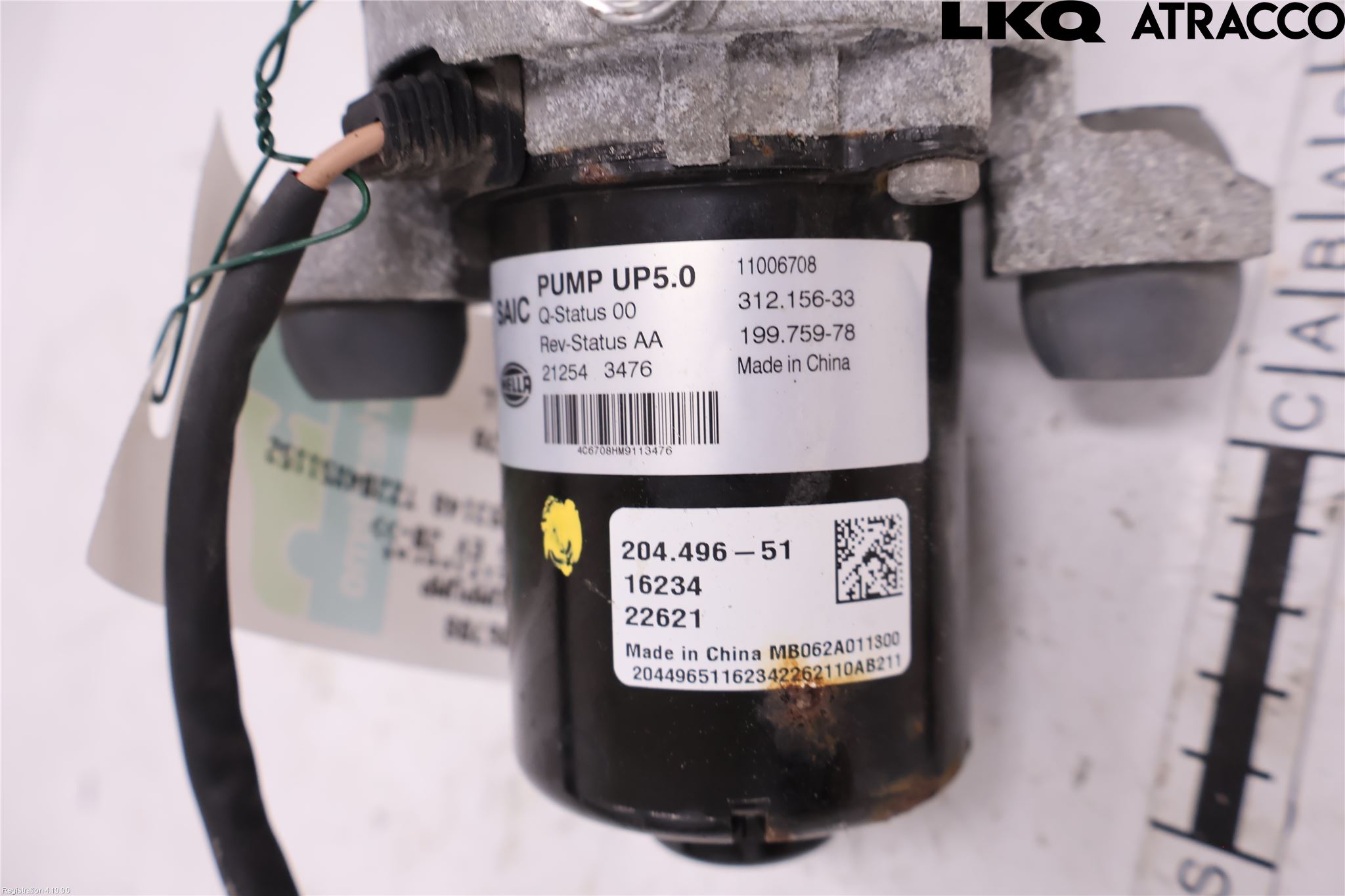 MG ZS EV 20- Vacuumpumpe