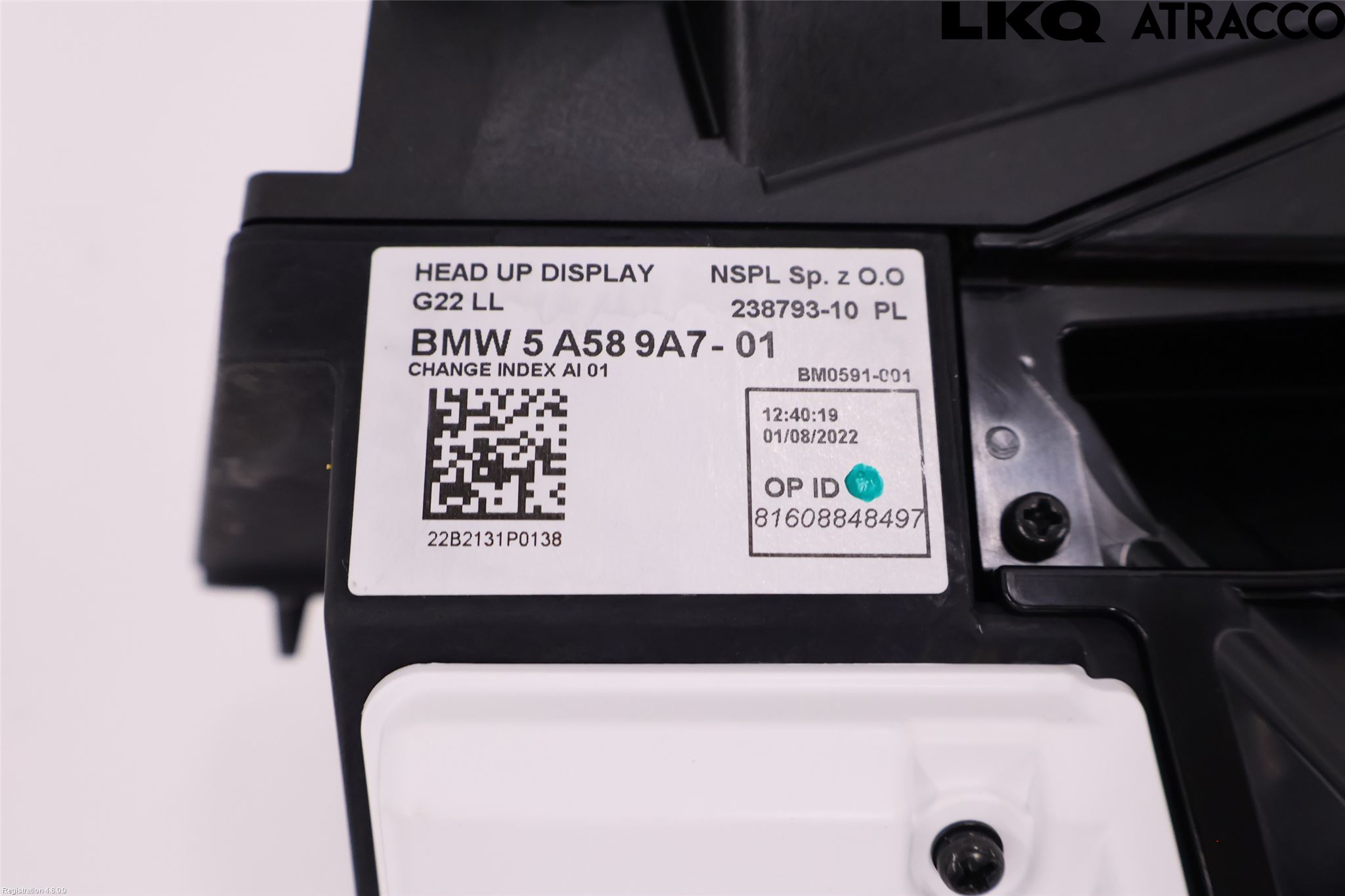 BMW 2 G42 22- Instr Speedometer