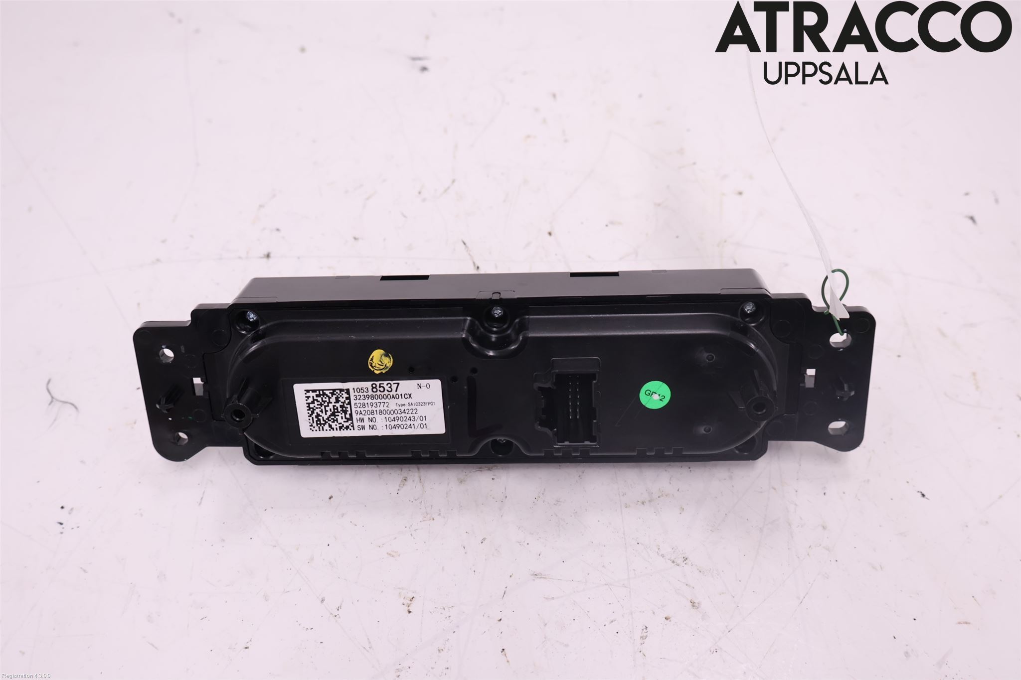 MG ZS EV 20- Varme Ac Betjening-Display