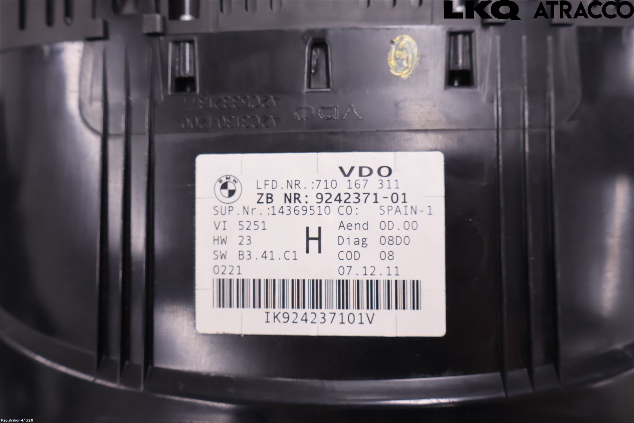 BMW X1 E84 10-15 Instr Speedometer