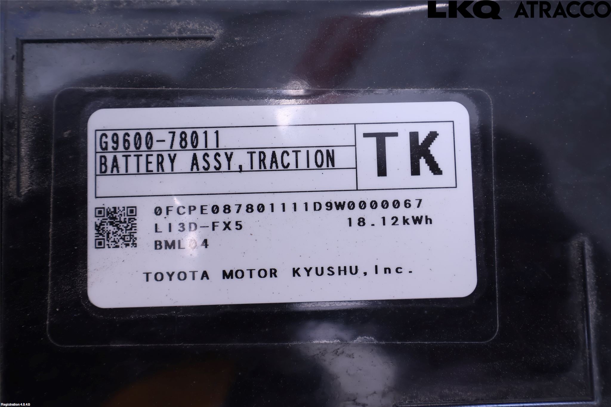 Lexus NX 340h/450h+ 21- Hybrid Batteri