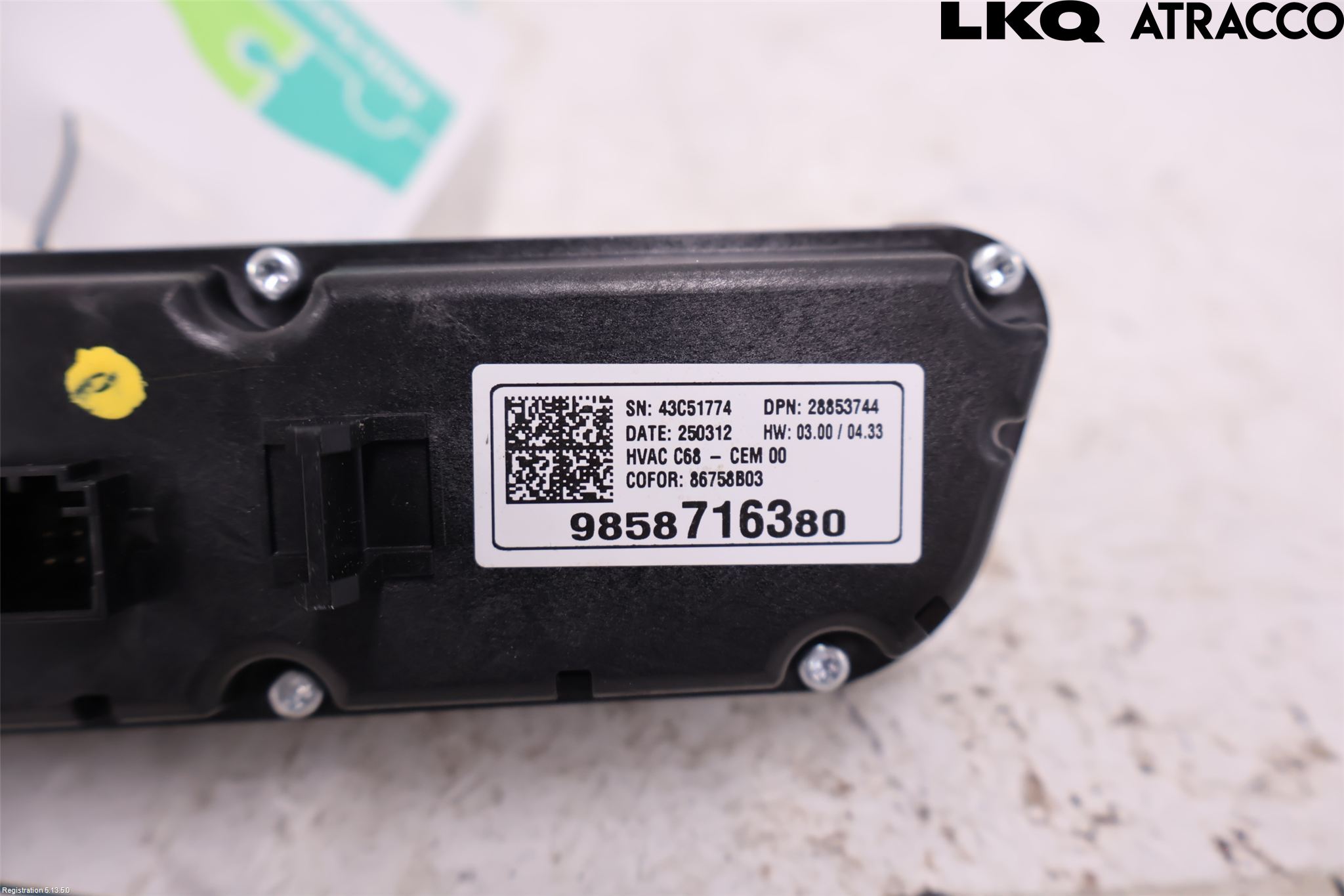 Opel MOKKA 21- Varme Ac Betjening-Display