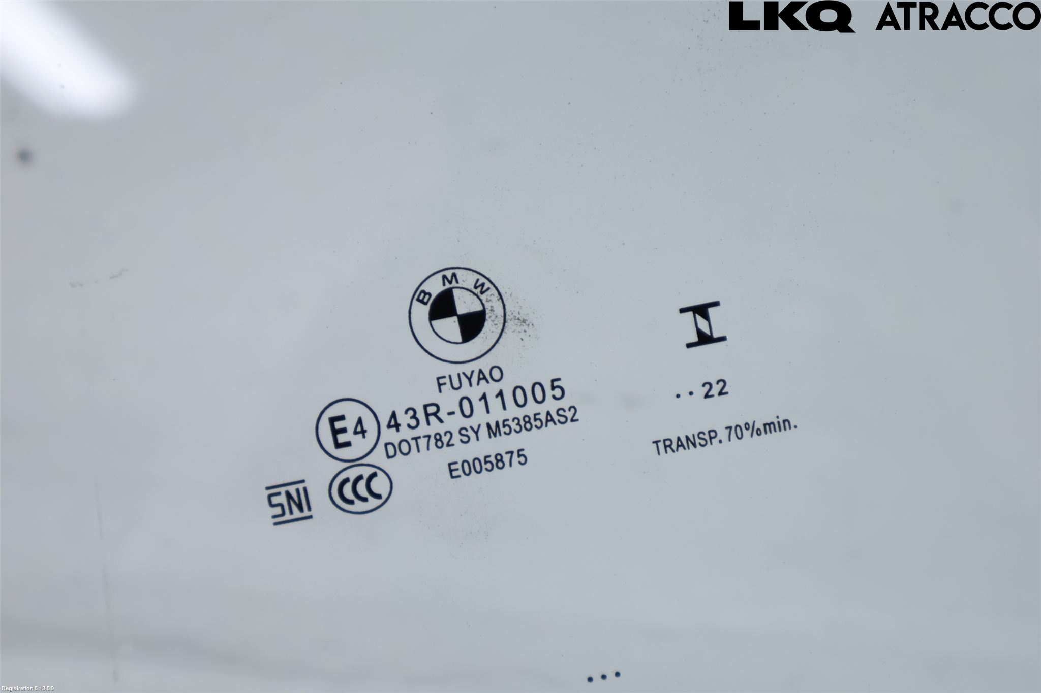 BMW 3 G20/G21/G80/G81 19- Dørrute Bak Venstre 4Dørs