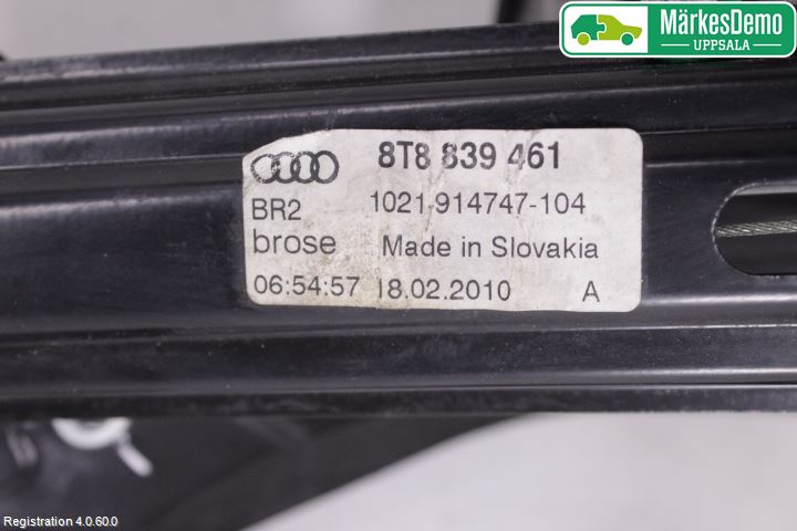 Audi A5 07-16 Vindusheis El Komp