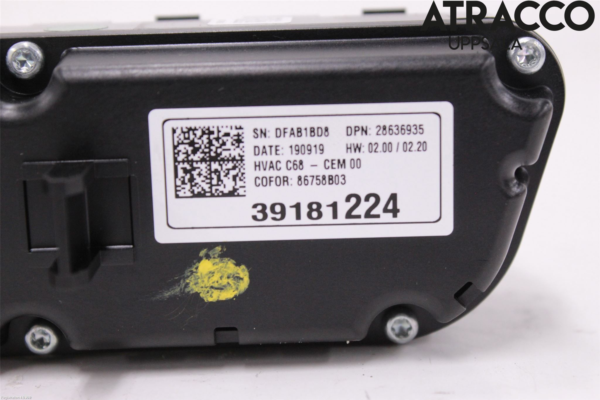 Opel CORSA F, CORSA-E 20- Varme Ac Betjening-Display