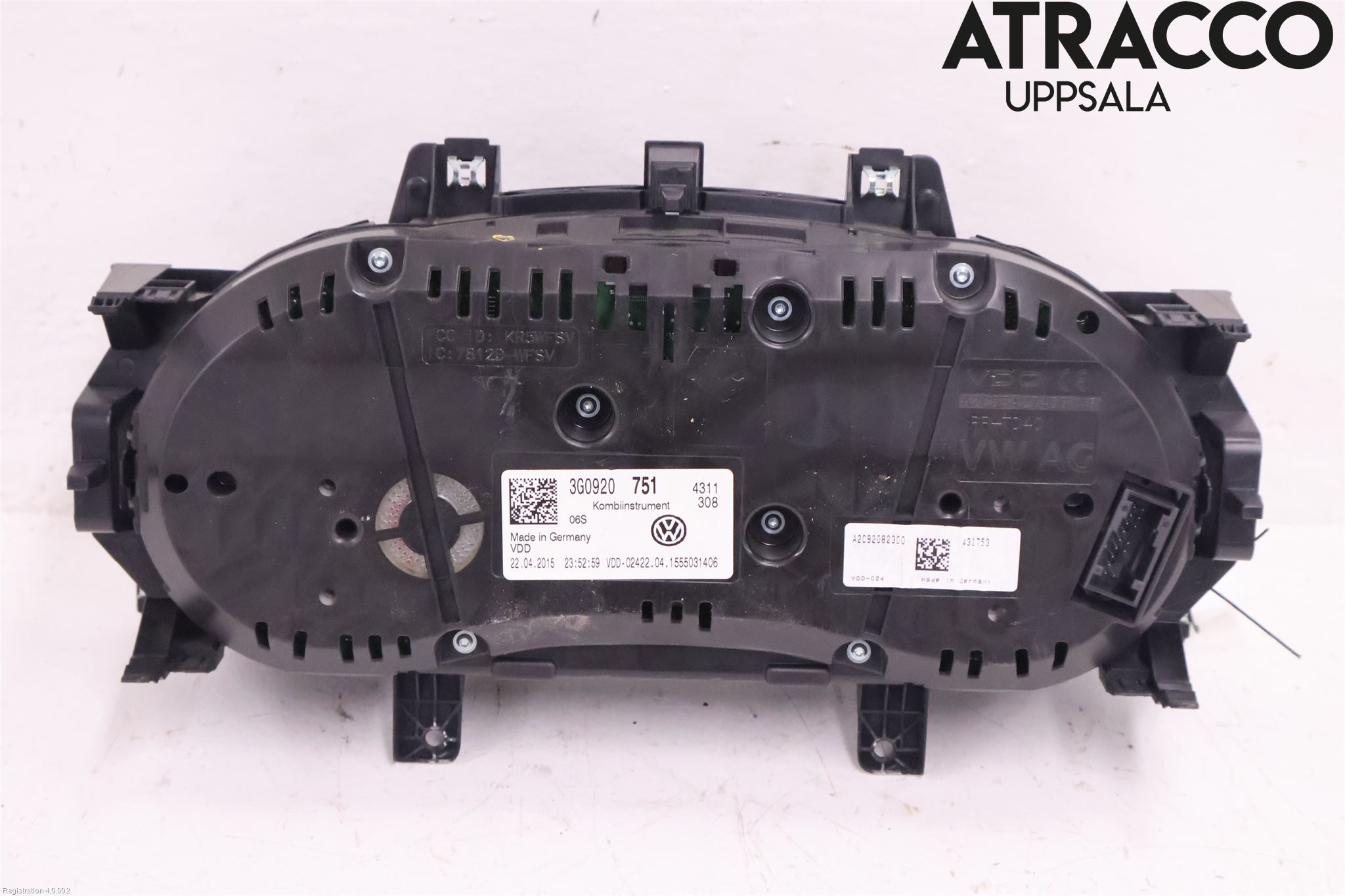Volkswagen VW PASSAT 15-19 Instr Speedometer
