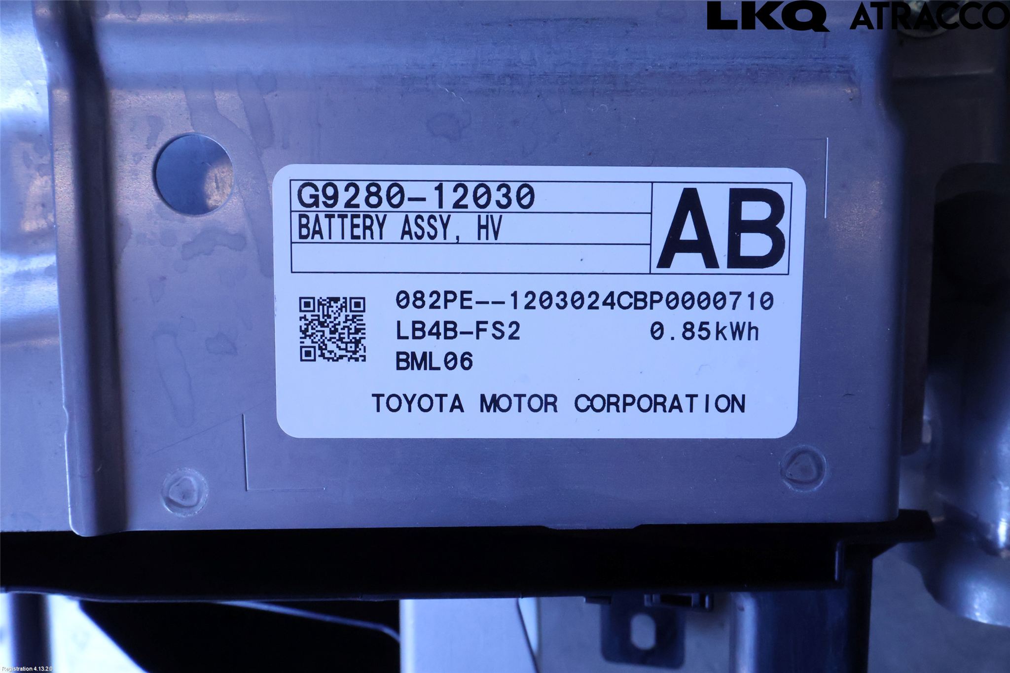 Toyota COROLLA 19- Hybrid Batteri