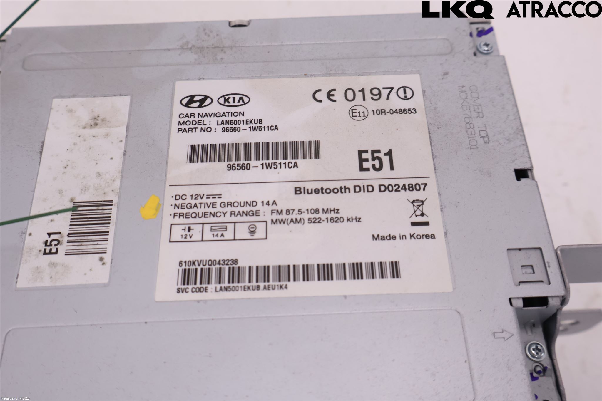 Kia RIO 12-16 Stereo Radio Med Cd