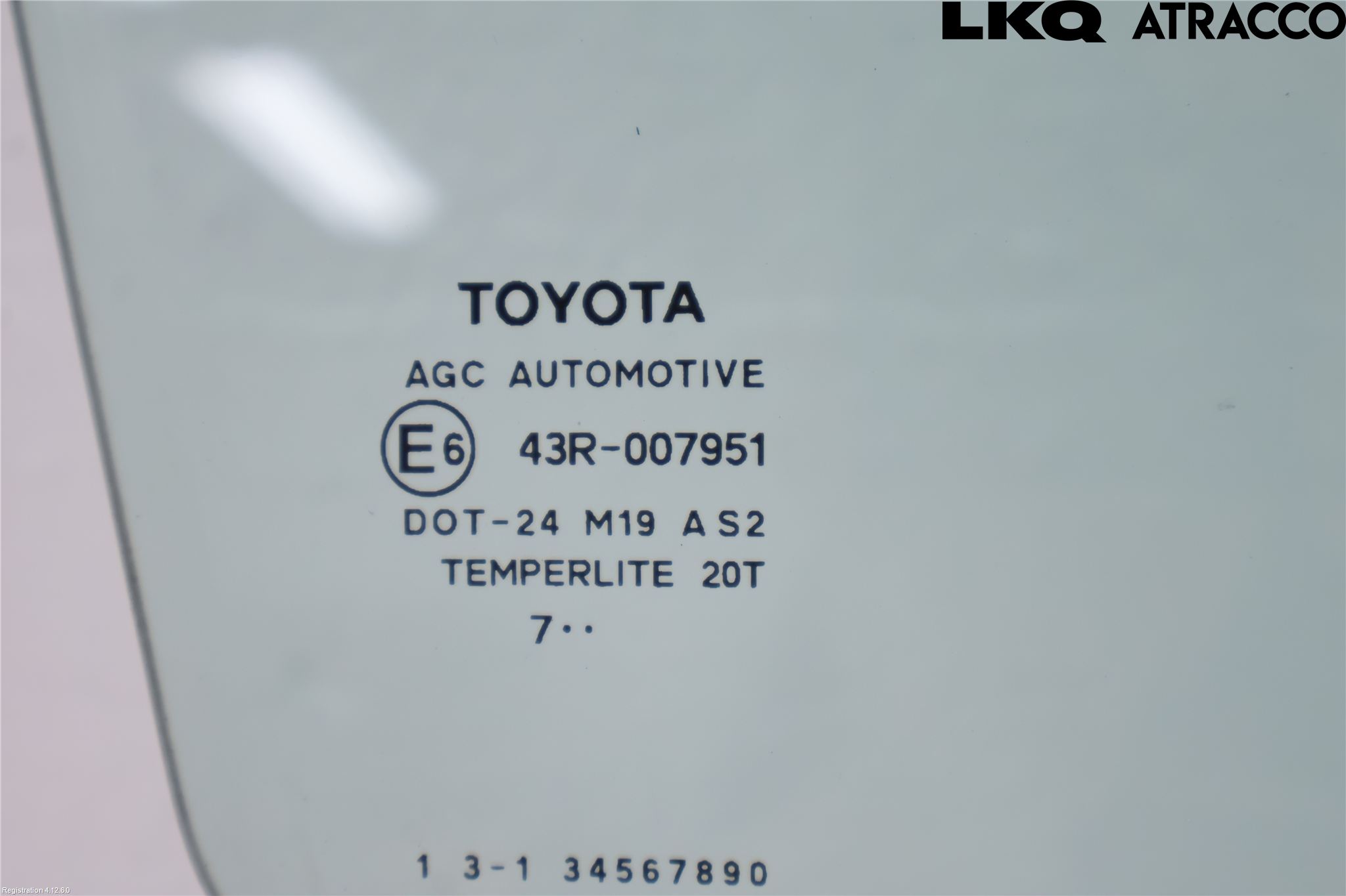 Toyota AURIS 07-09 Dørrute Foran Høyre 4 Dørs