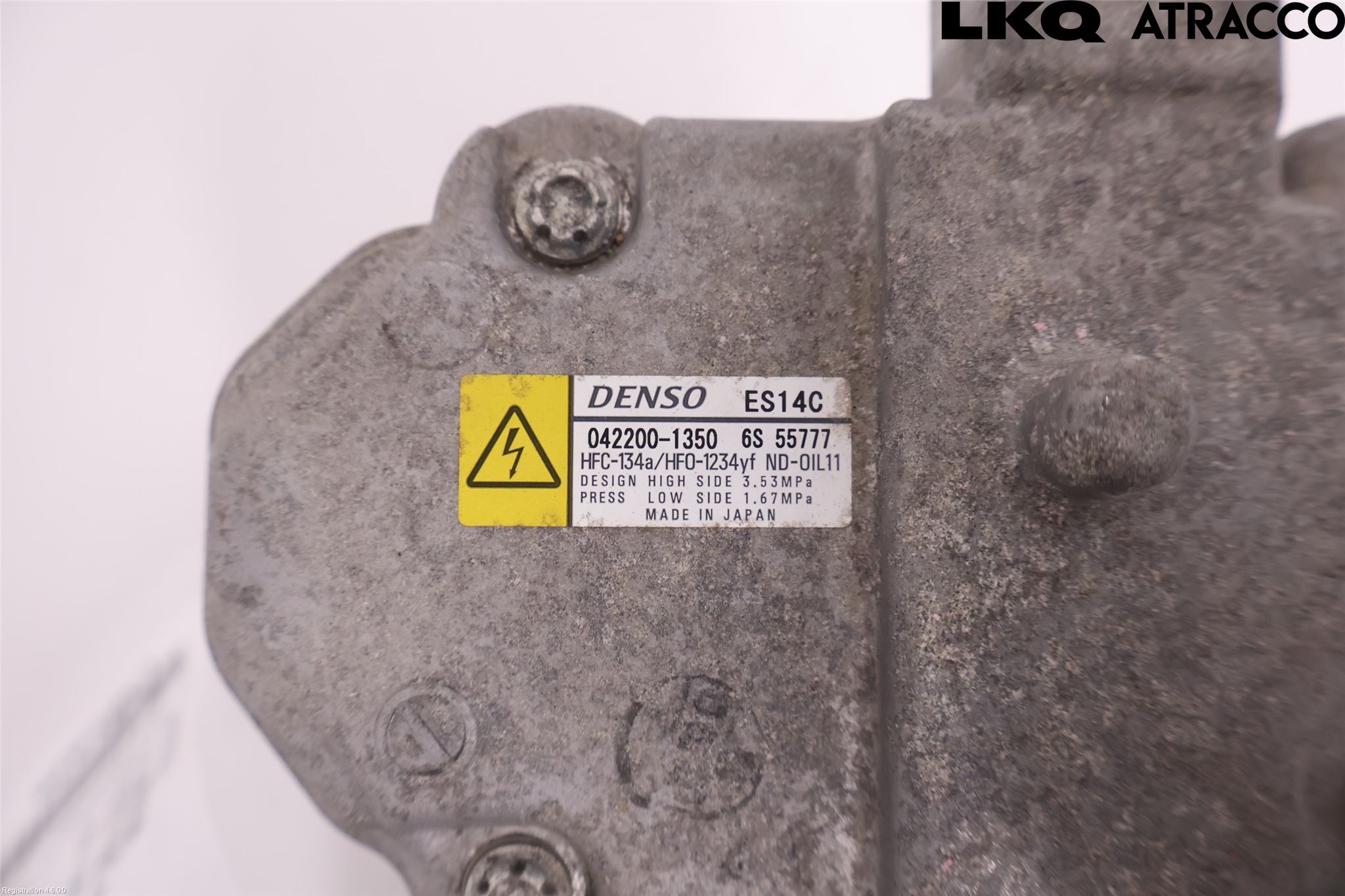Toyota YARIS XP130 15-20 Varme Ac Kompressor