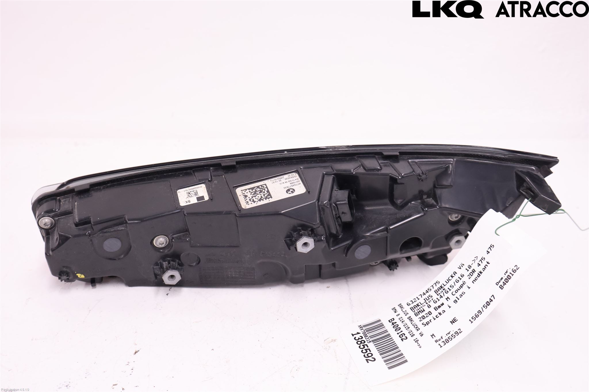 BMW 8 G14/G15/G16 18- Baklykt Venstre  På Luke(Indre