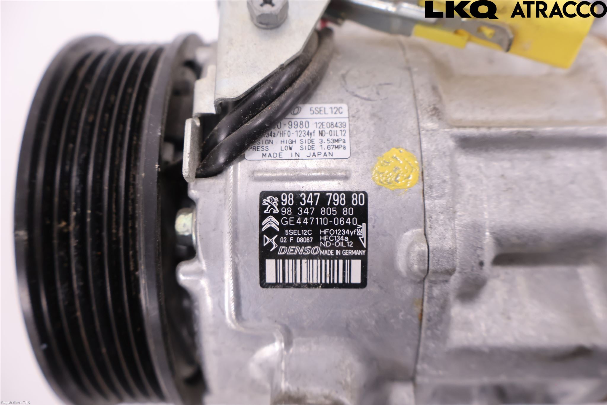 Peugeot 2008/E-2008 20- Varme Ac Kompressor