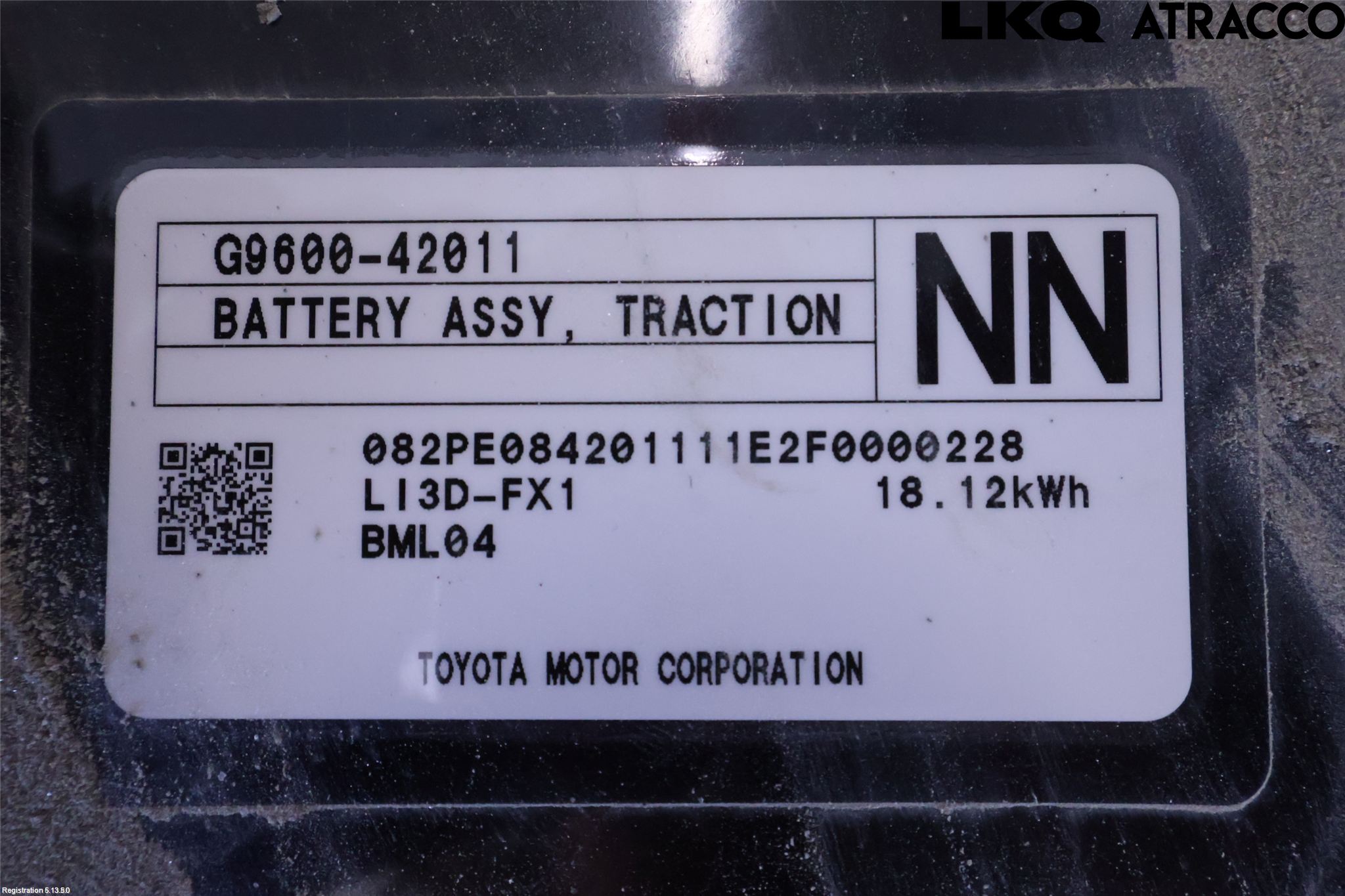 Toyota RAV4 19- Hybrid Batteri
