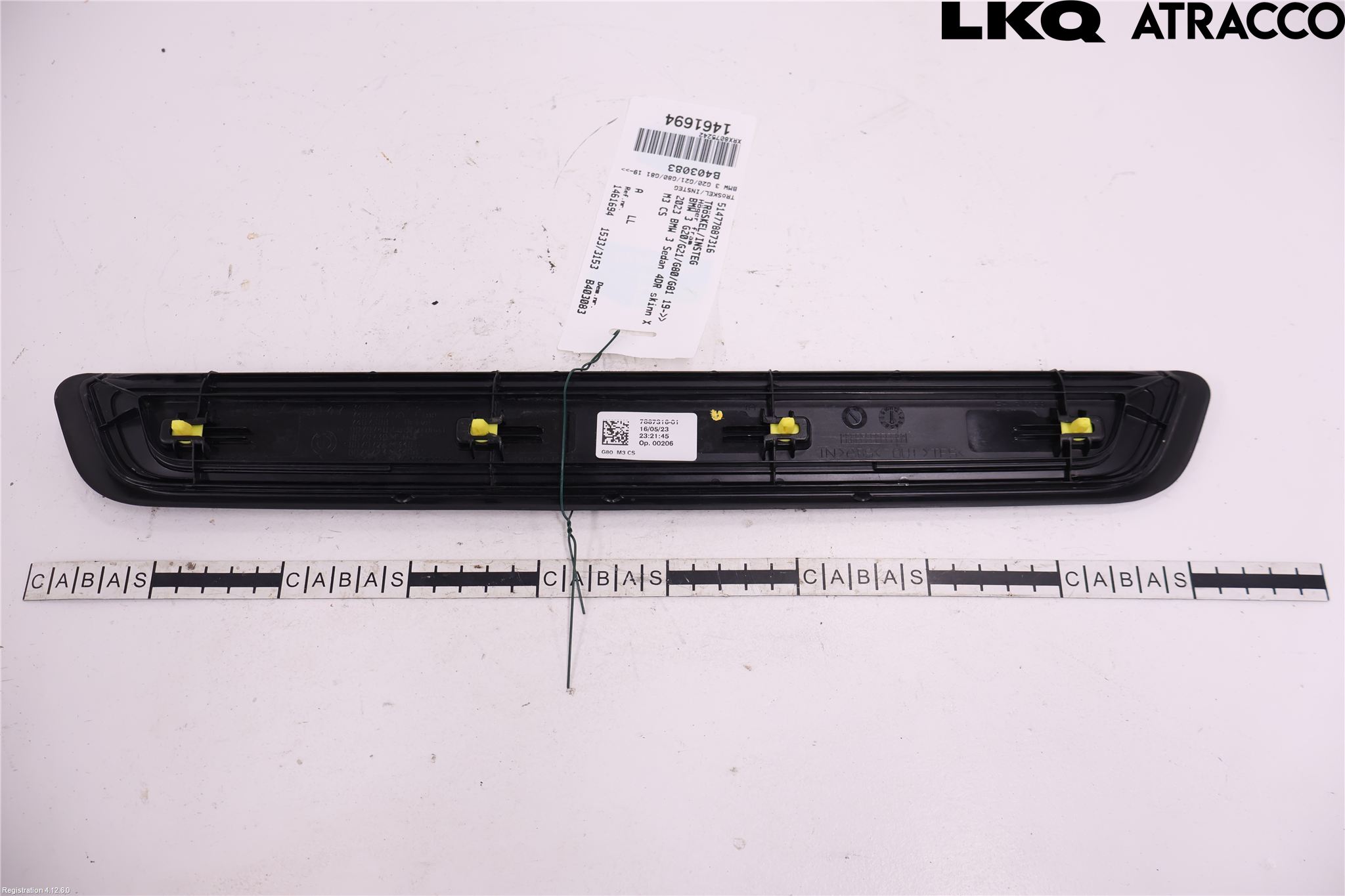 BMW 3 G20/G21/G80/G81 19- Innr Terskel Innstigning