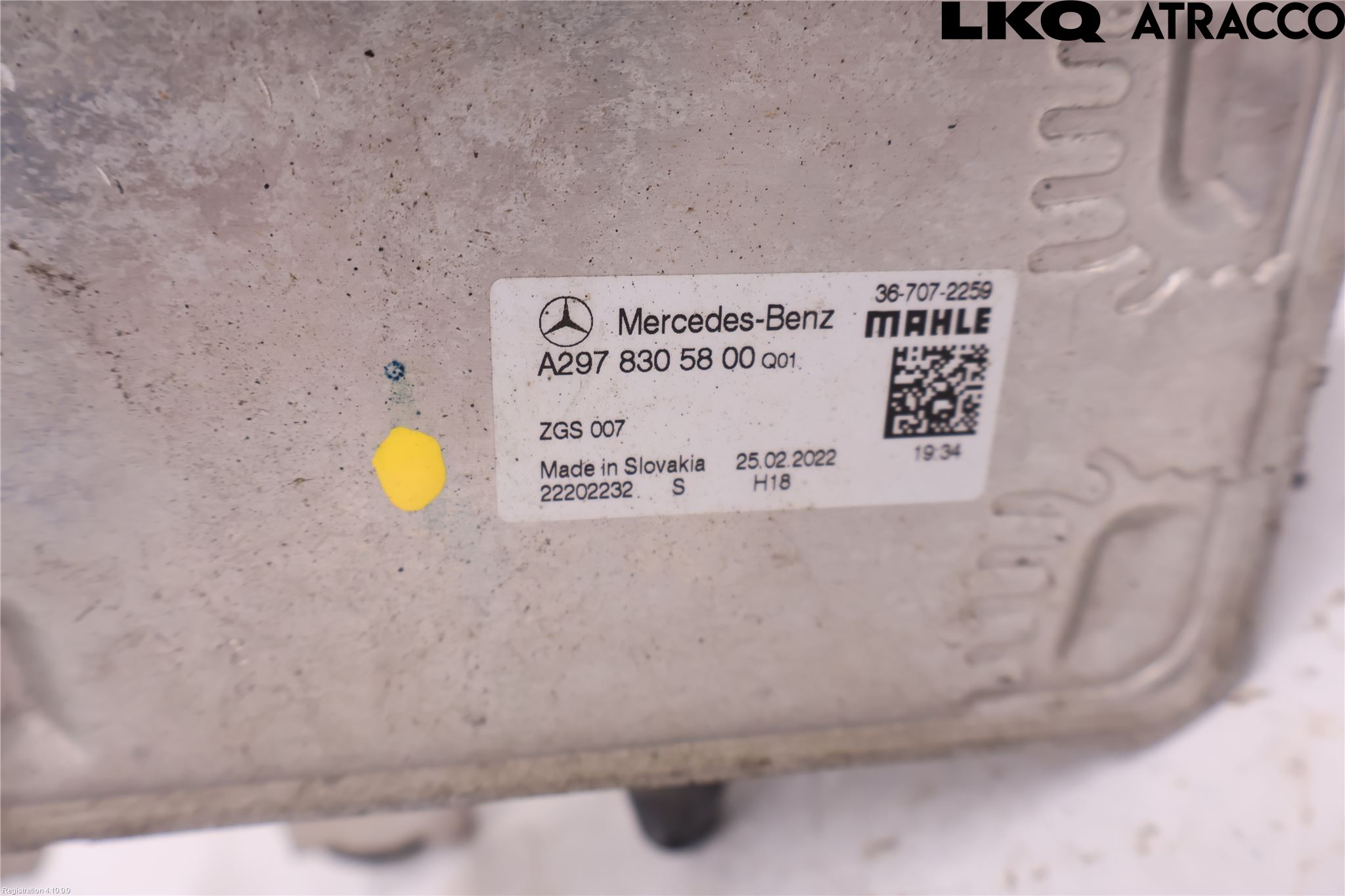Mercedes-Benz MB EQE (V295) 22- Varme Ac Fordamper (Inni Bilen