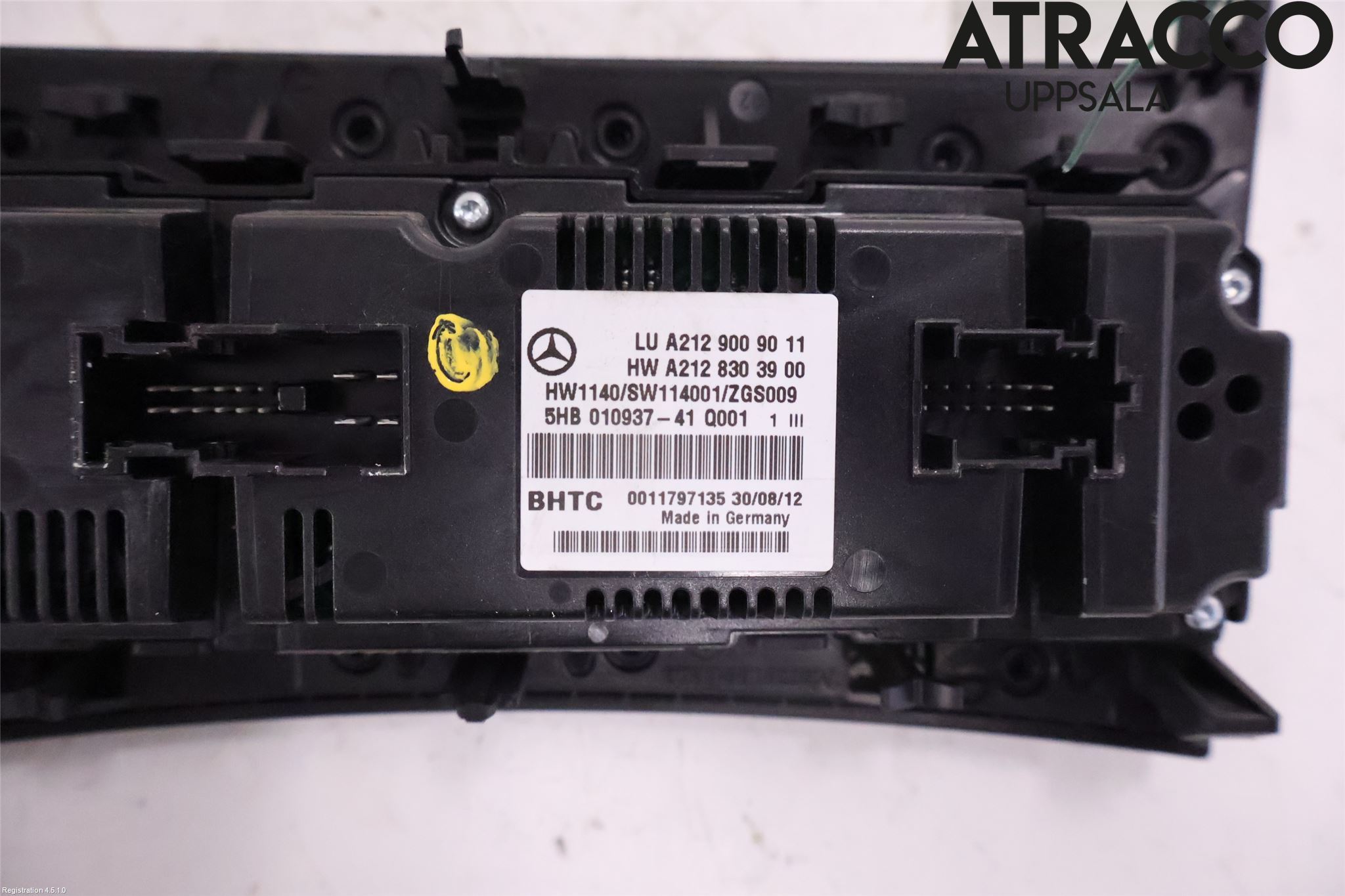 Mercedes-Benz MB E-KLASS (W212) 09-16 Varme Ac Betjening-Display