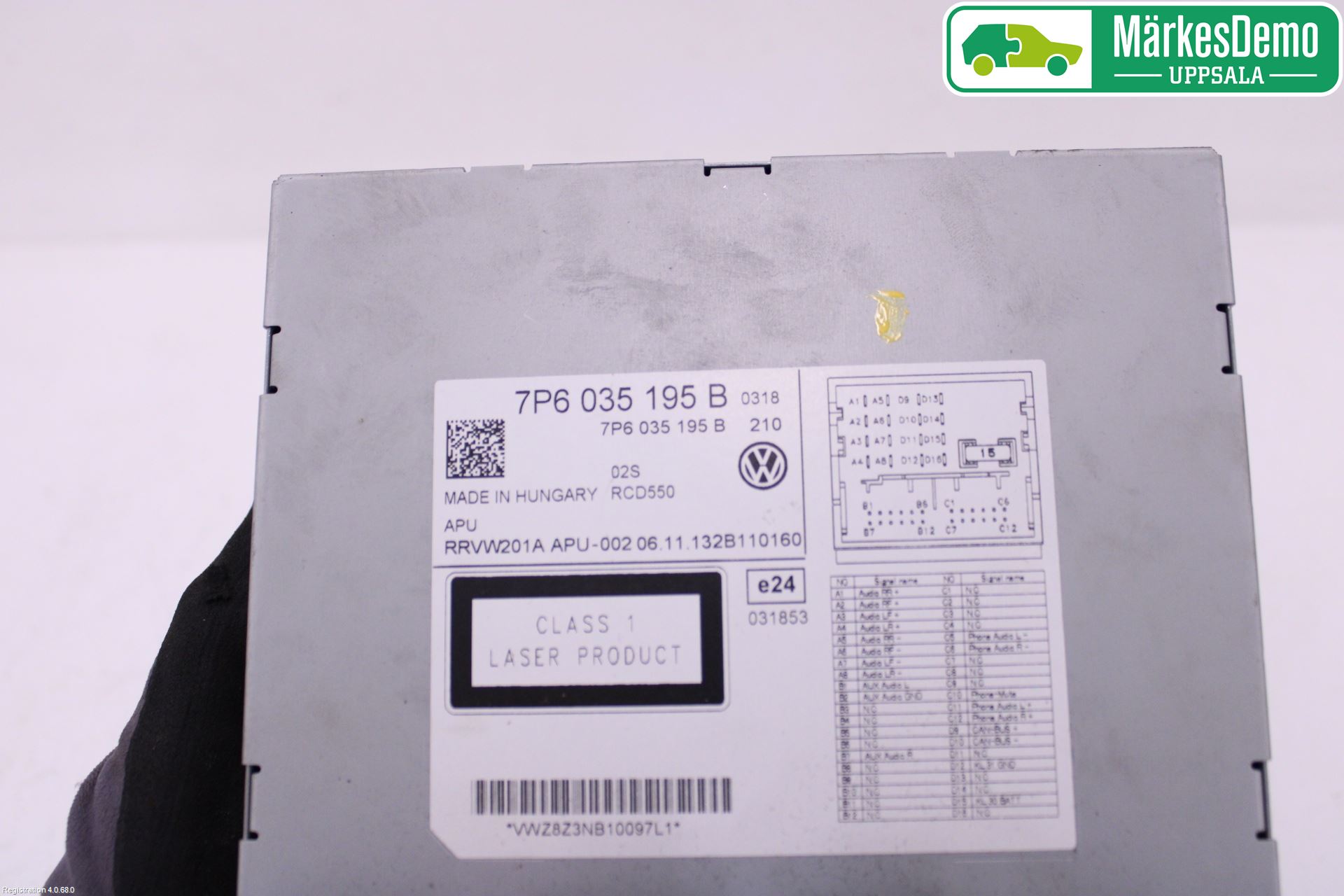 Volkswagen VW TOUAREG 7P 11-18 Stereo Radio Med Cd