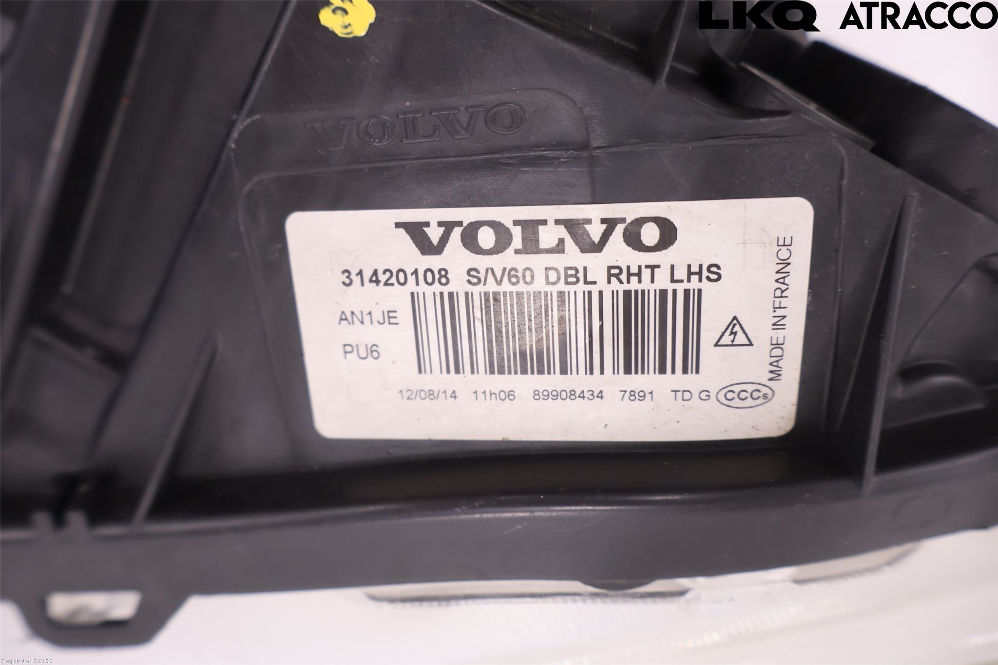 Volvo V60 14-18 Frontlykt Venstre