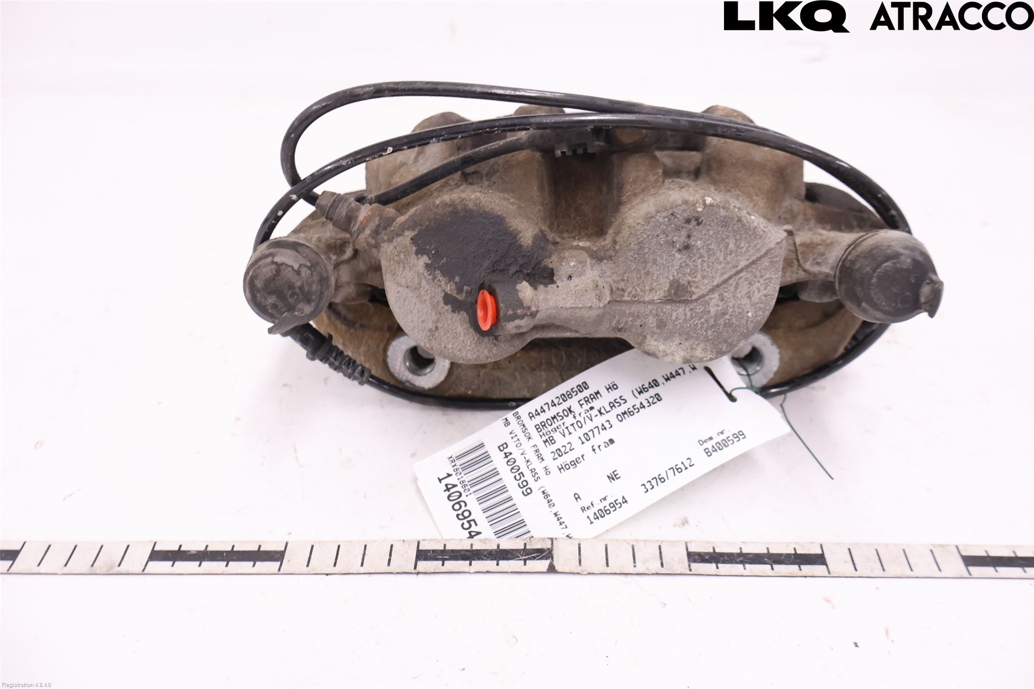Mercedes-Benz MB VITO/V-KLASS (W640,W447,W448) 14- Bremsecaliper Foran Høyre