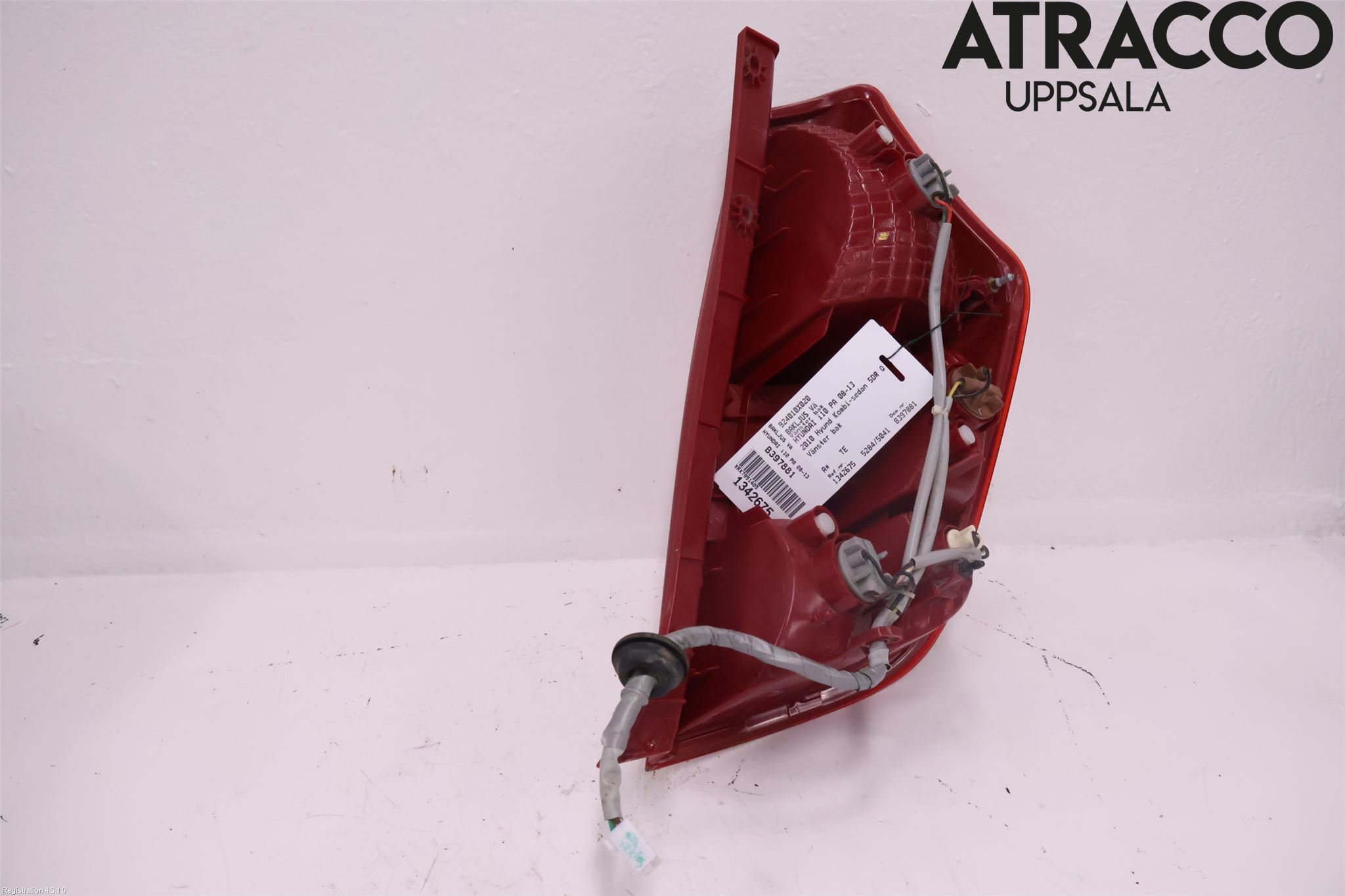 Hyundai i10 PA 08-13 Baklykt Venstre