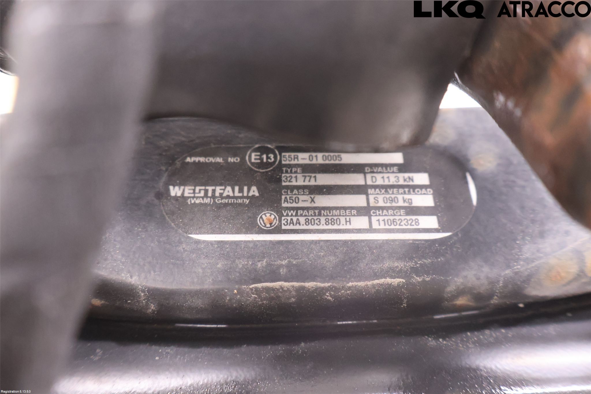 Volkswagen VW PASSAT 11-14 Tilhengerfeste