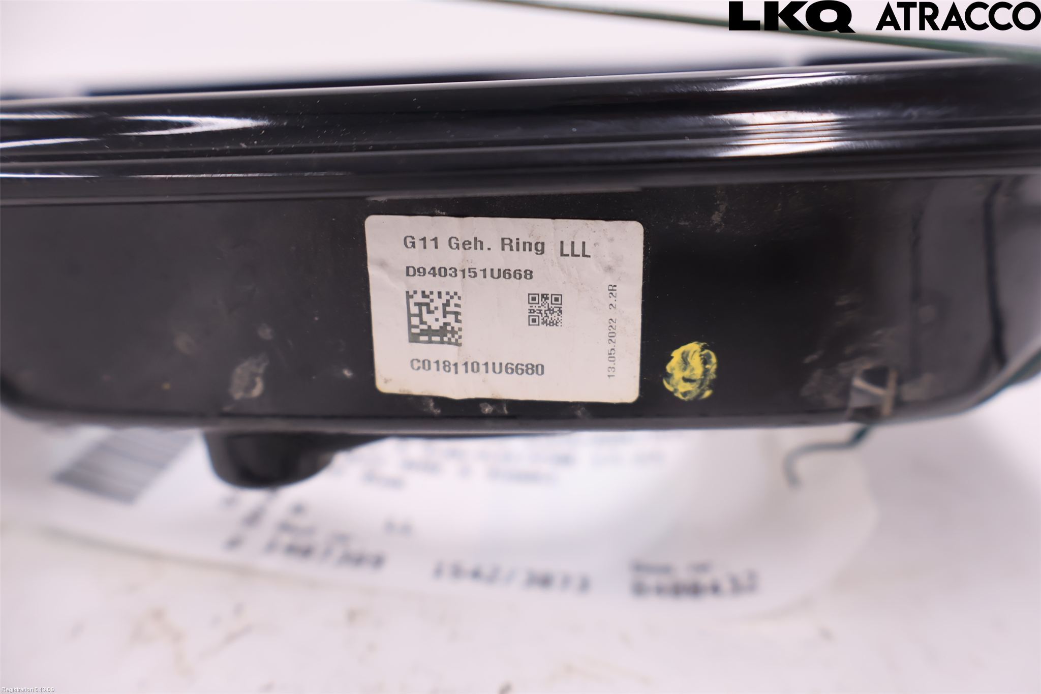 BMW 5 G30/G31/F90 17-23 Speil V Ytre Speilhus