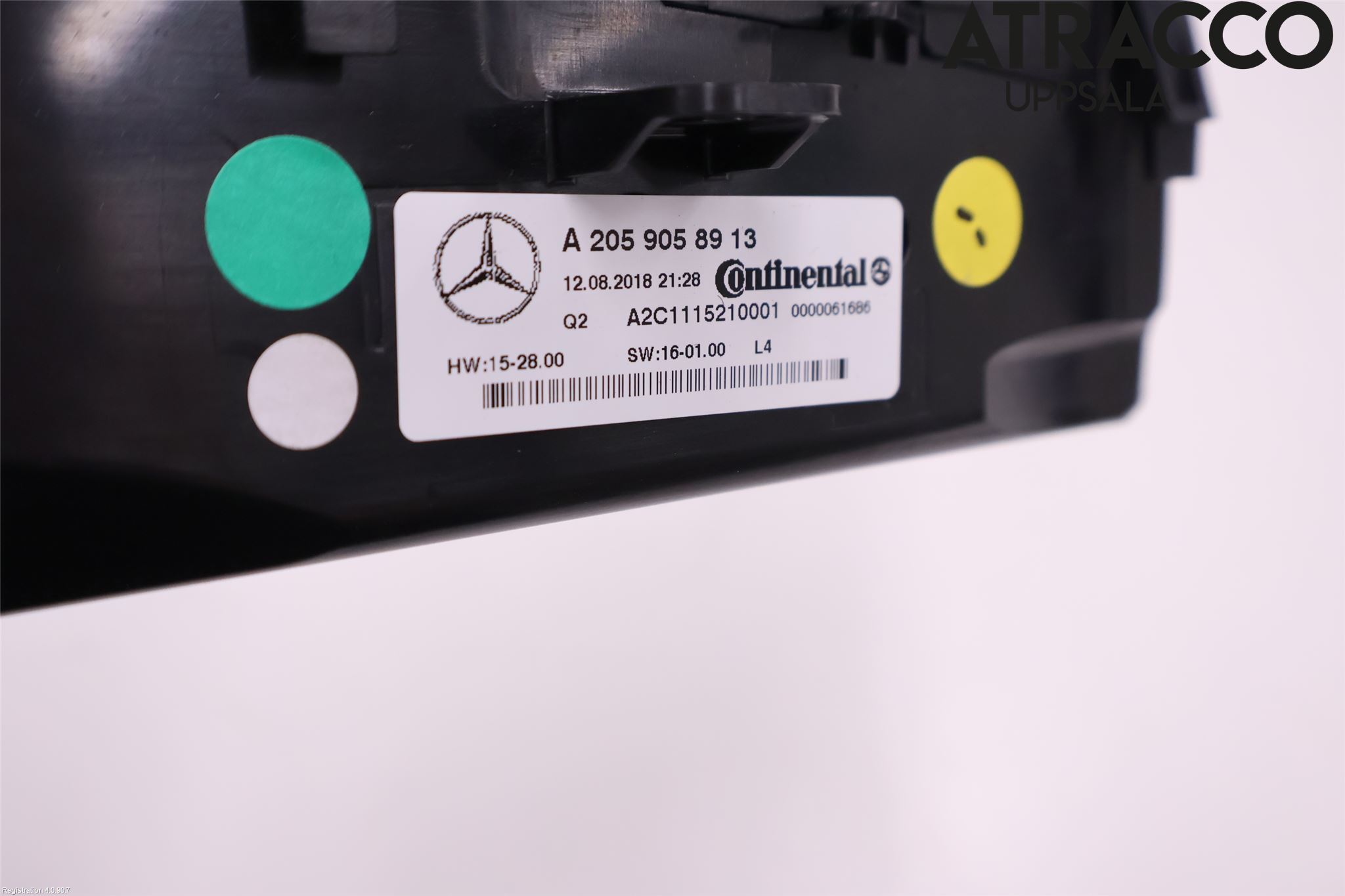 Mercedes-Benz MB C-KLASS (W205) 14-21 Varme Ac Betjening-Display
