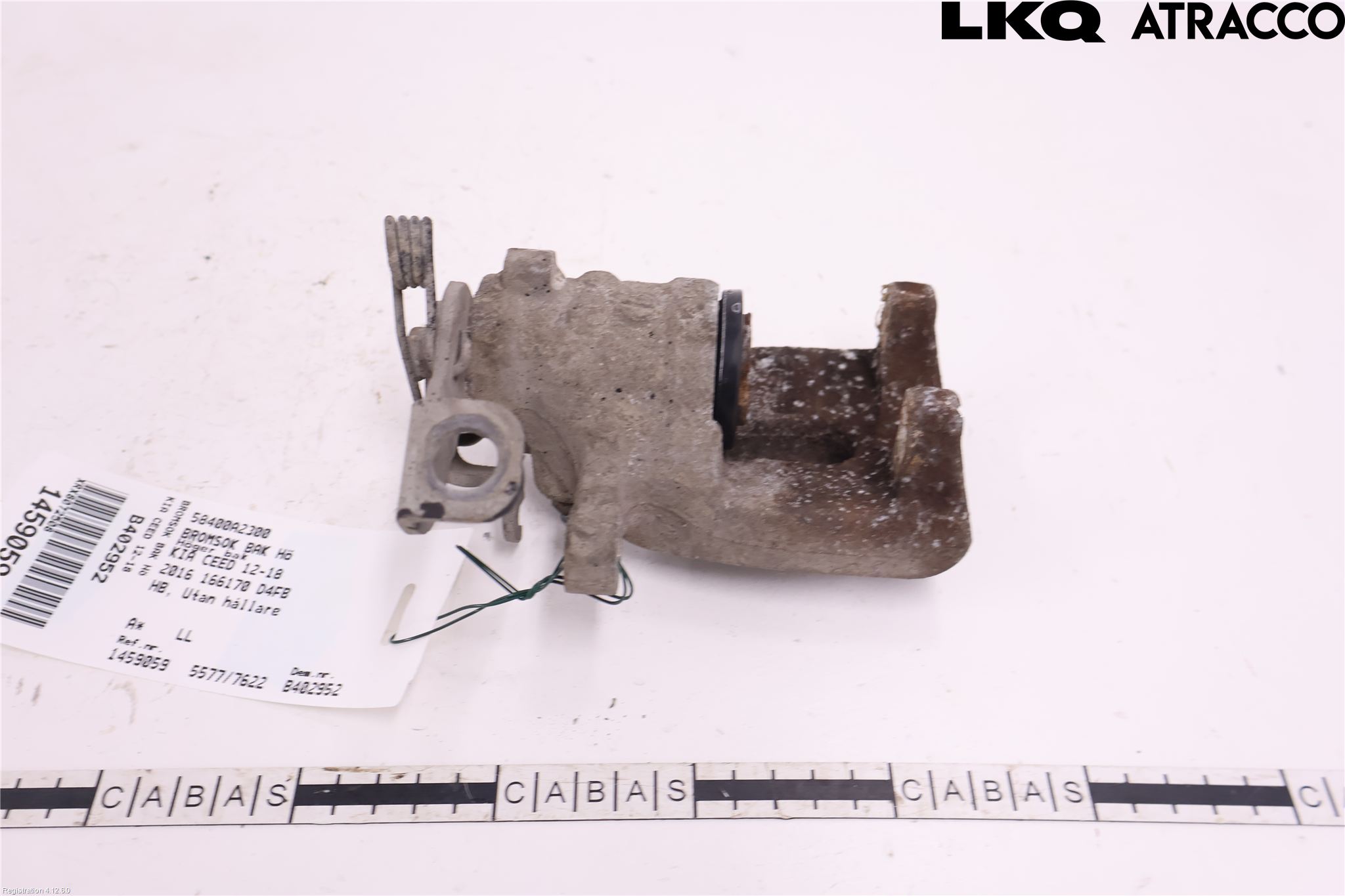 Kia CEED 12-18 Bremsecaliper Bak Høyre