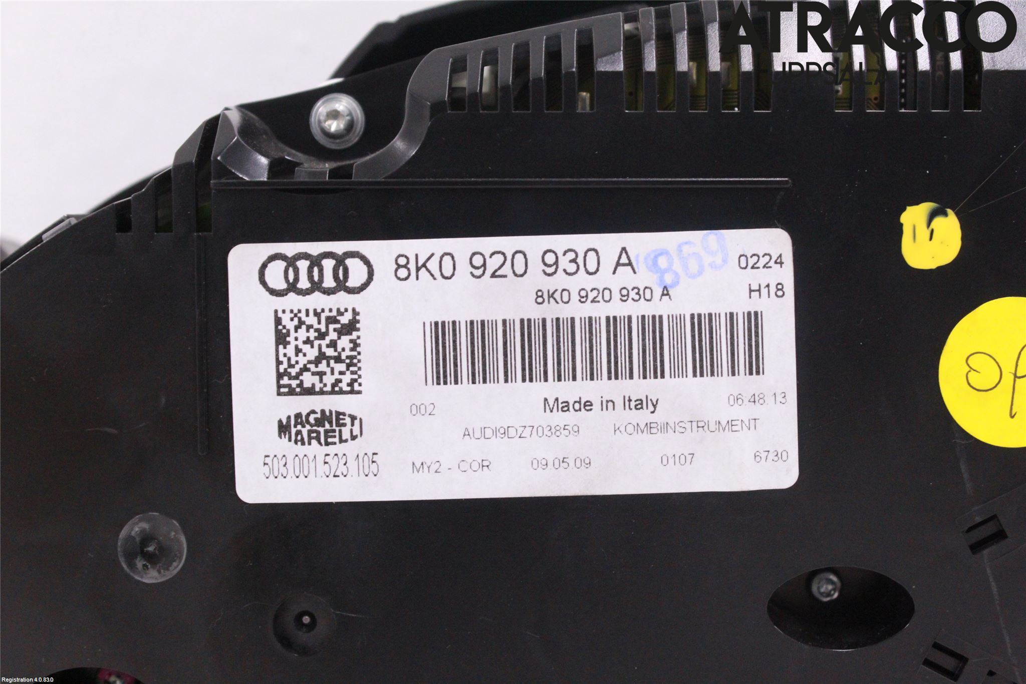 Audi A4/S4 08-11 Instr Kombinert