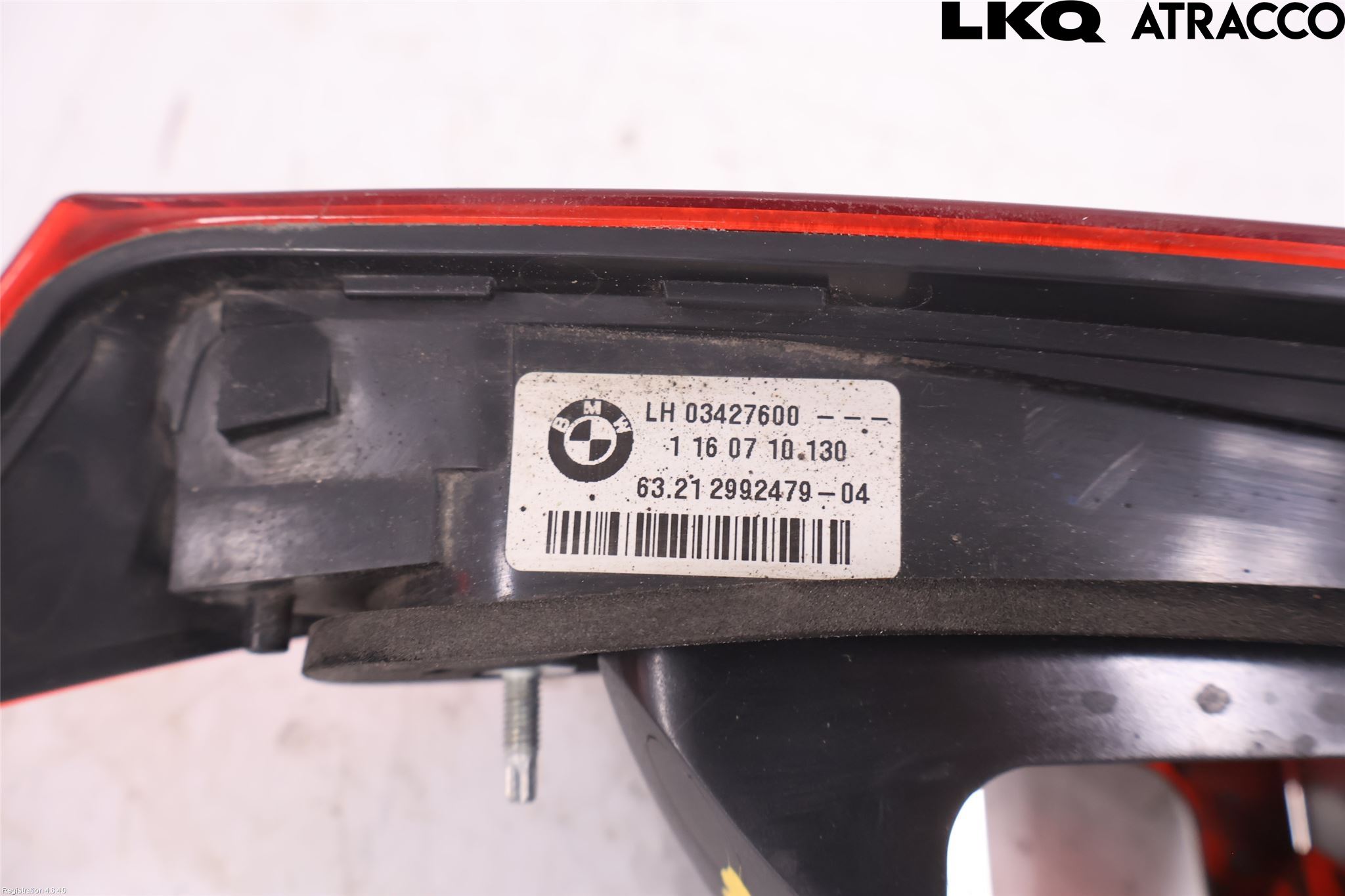 BMW X1 E84 10-15 Baklykt Venstre  På Luke(Indre