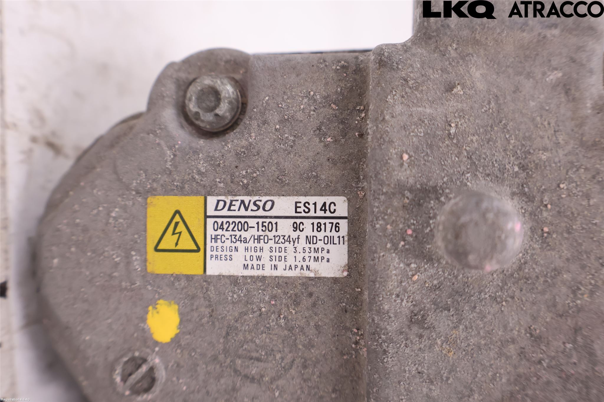 Toyota YARIS XP130 15-20 Varme Ac Kompressor