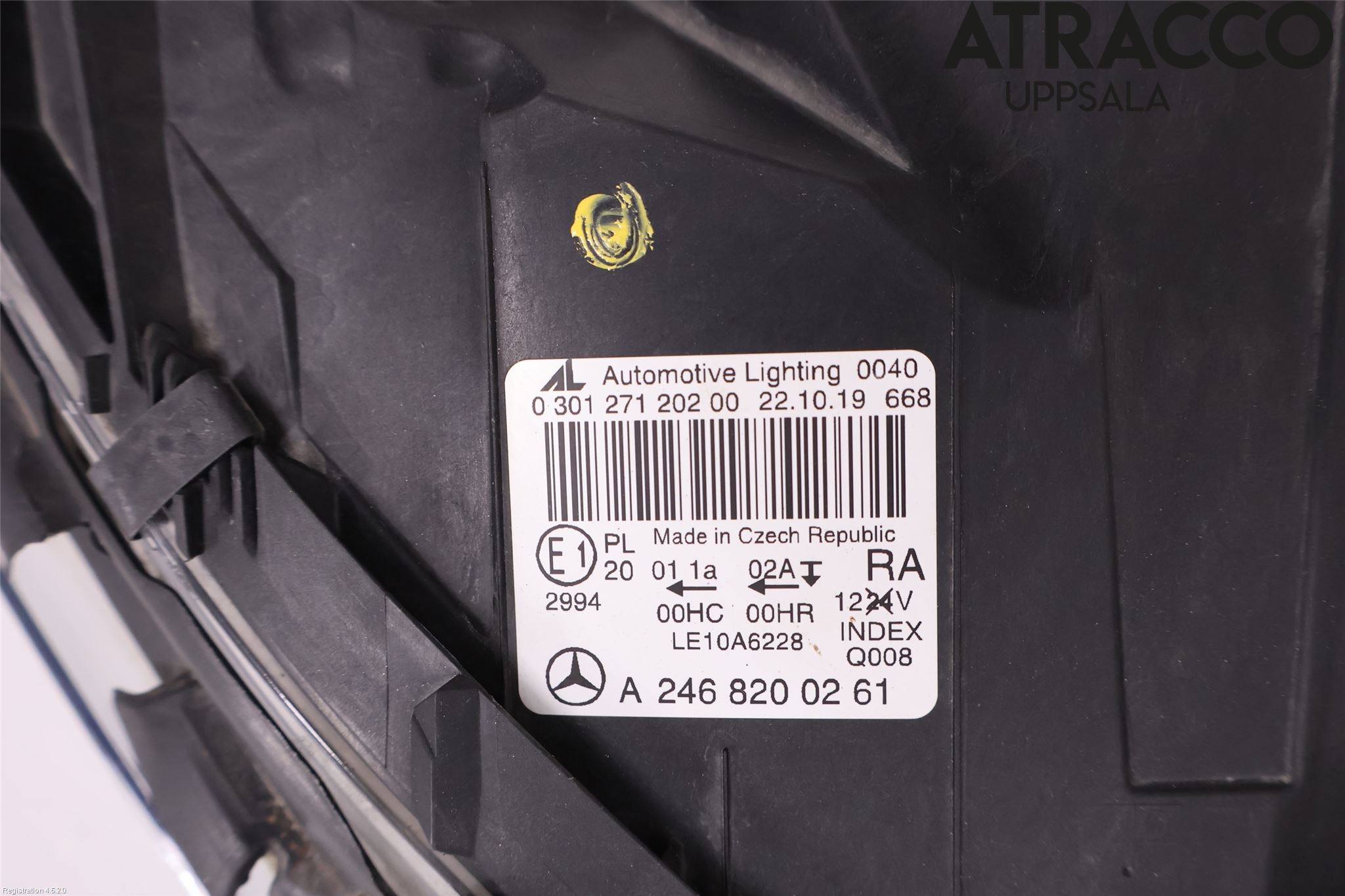 Mercedes-Benz MB B-KLASS (W246/W242) 12-19 Frontlykt Høyre