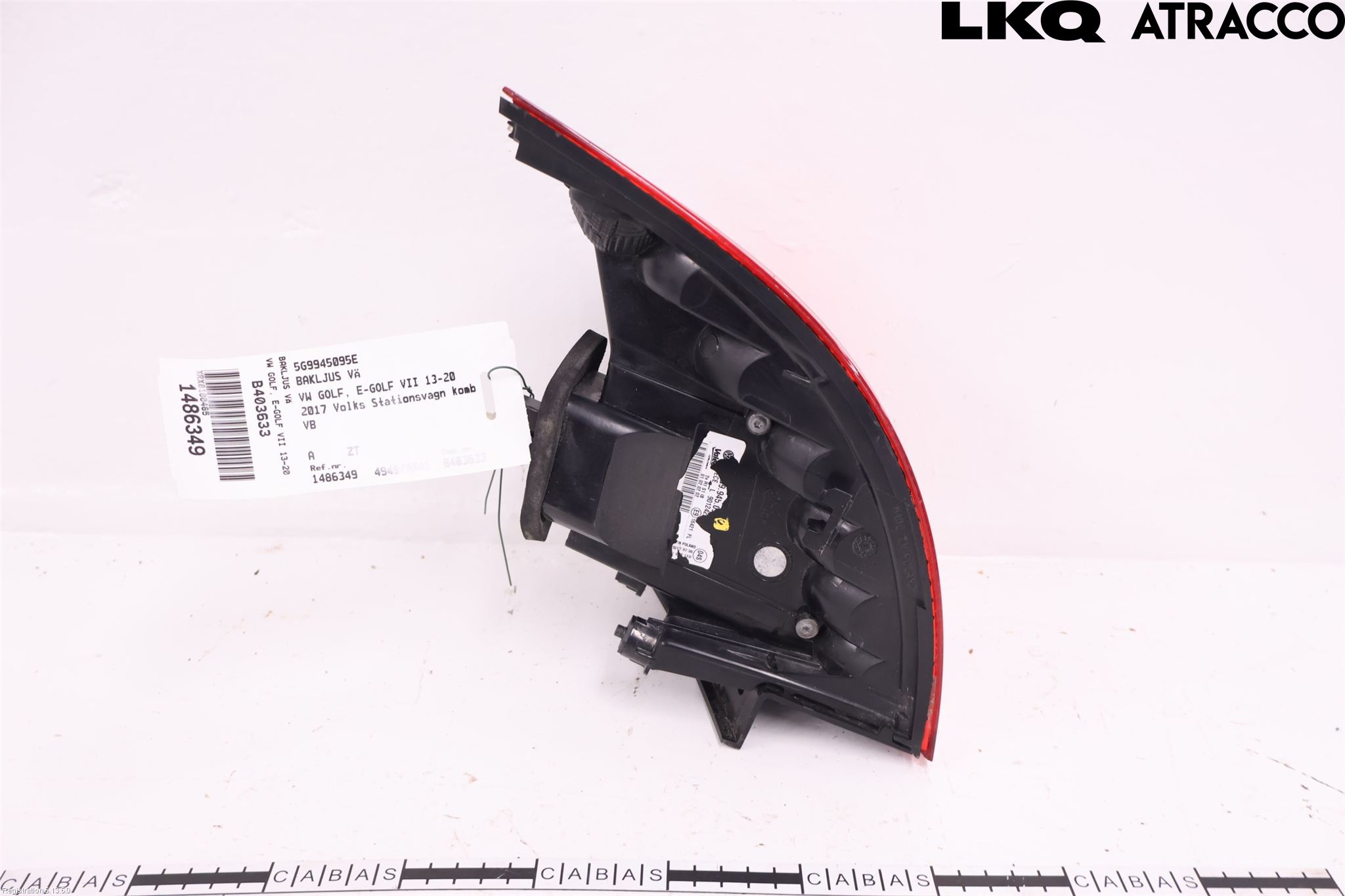 Volkswagen VW GOLF / E-GOLF VII 13-20 Baklykt Venstre