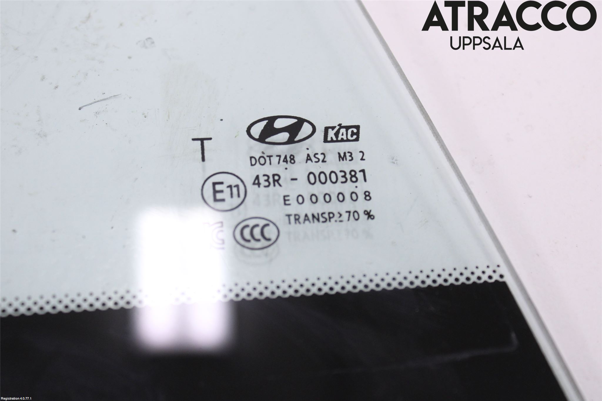 Hyundai IONIQ AE 17-22 Dørrute Bak Vens Trekant 4D