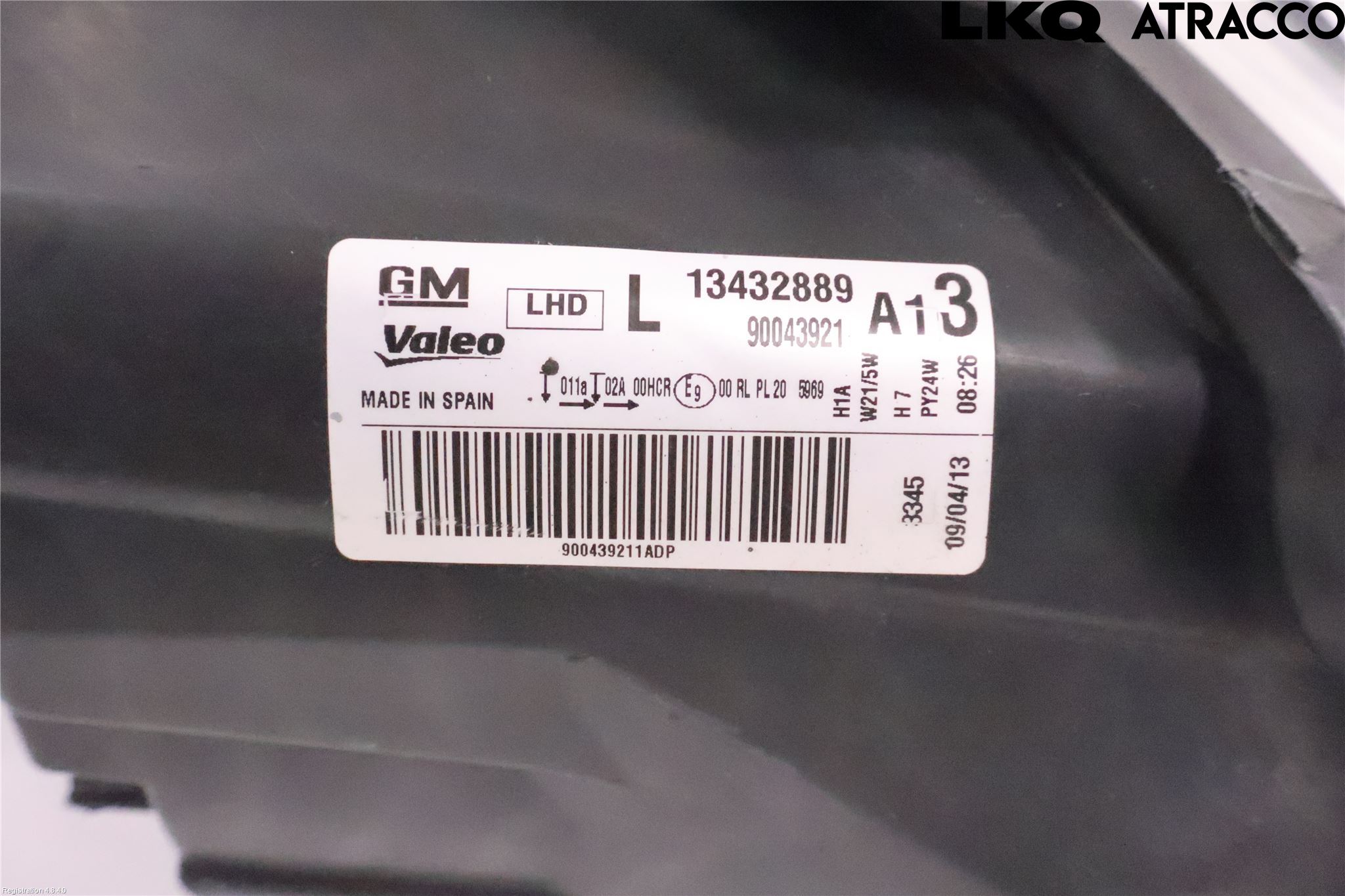 Opel CORSA D 07-14 Frontlykt Venstre