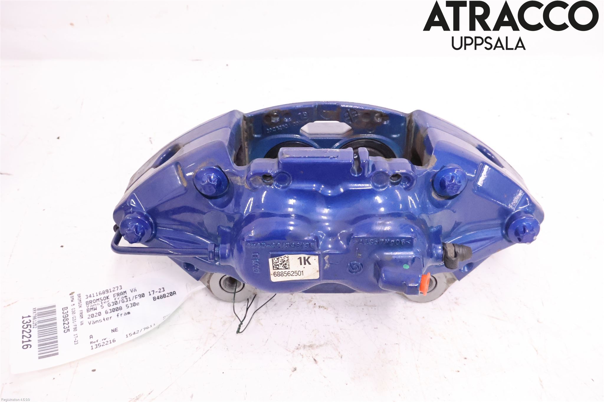 BMW 5 G30/G31/F90 17-23 Bremsecaliper Foran Venstre
